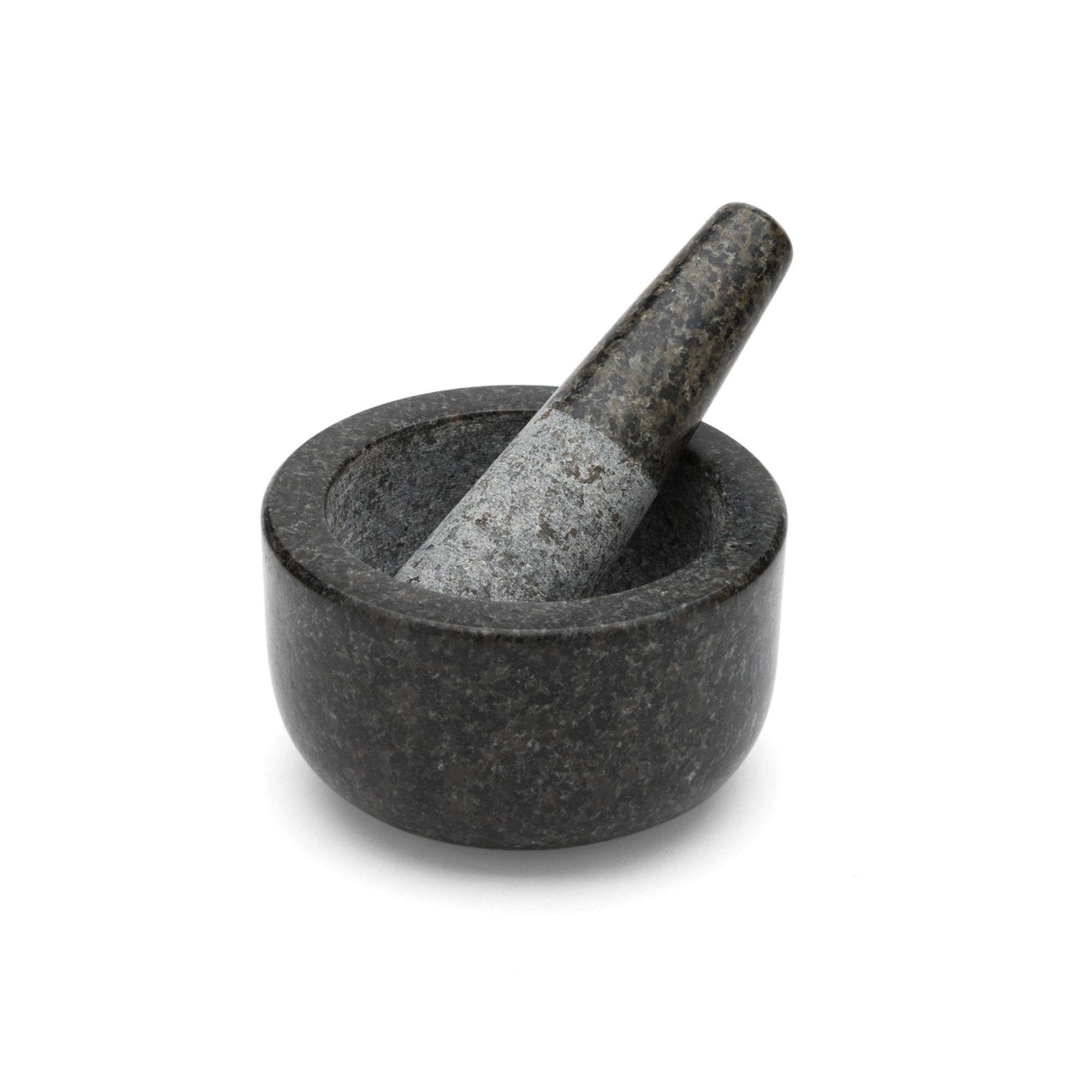 Fox Run Granite Mortar And Pestle, 4.75-Inch Diameter, Black & Gray