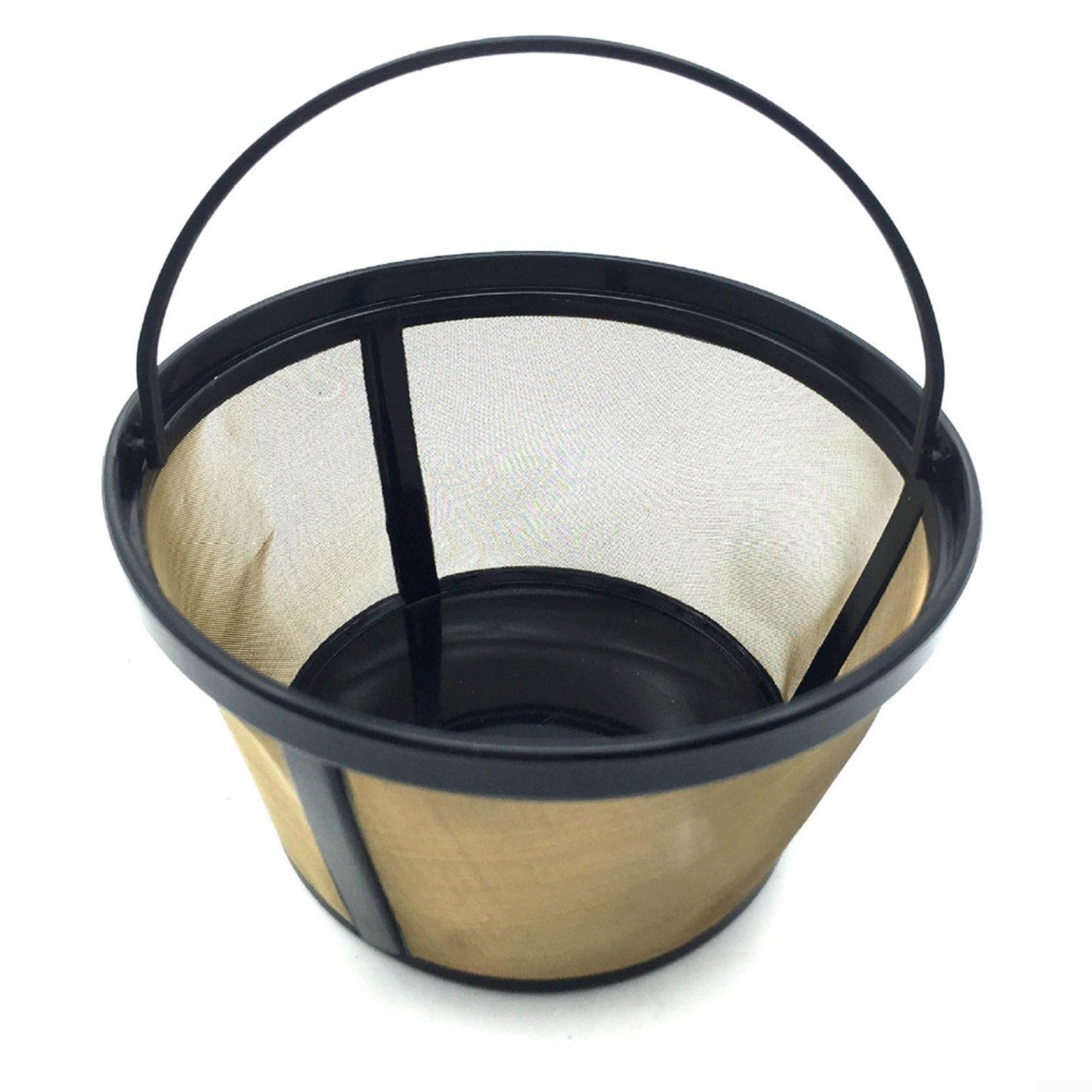 Yunnesdre 4Cup Stainless Steel Coffee Filter with Solid Bottom for Mr.