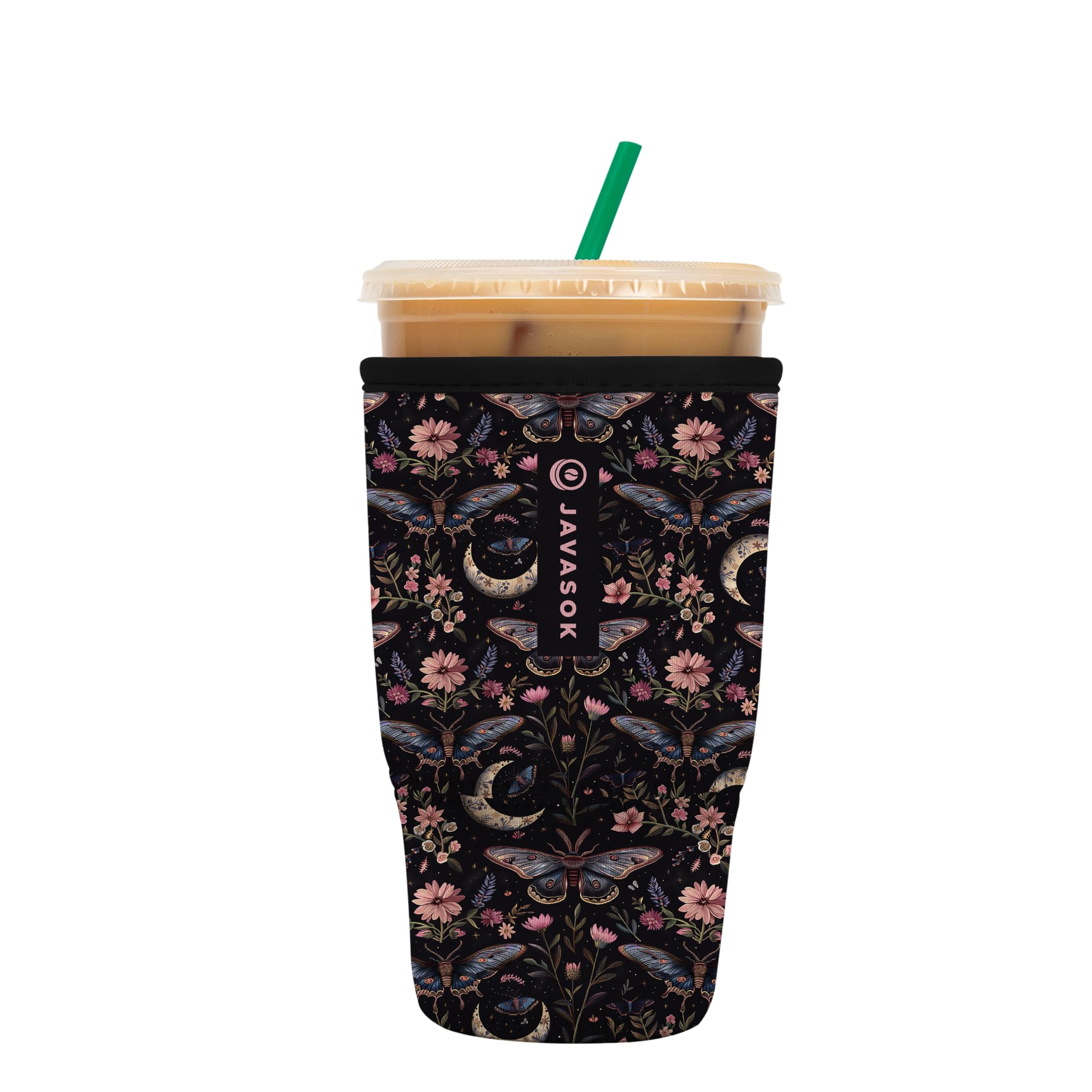 Sok It JavaSok Iced Coffee & Cold Soda Insulated Neoprene Cup Sleeve (Into the Night, Large: 30-32oz)