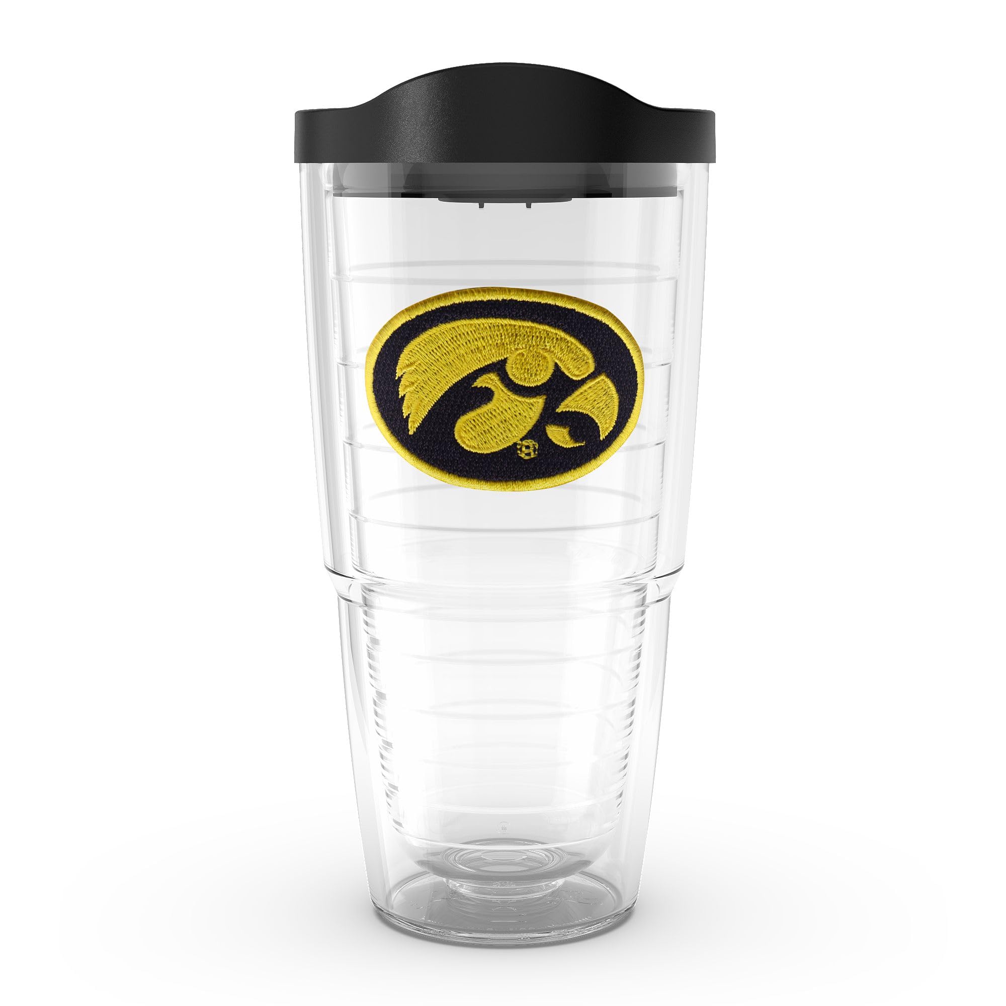 Tervis Made in USA Double Walled University of Iowa UI Hawkeyes Insulated Tumbler Cup Keeps Drinks Cold & Hot  16oz Mug  Primary Logo