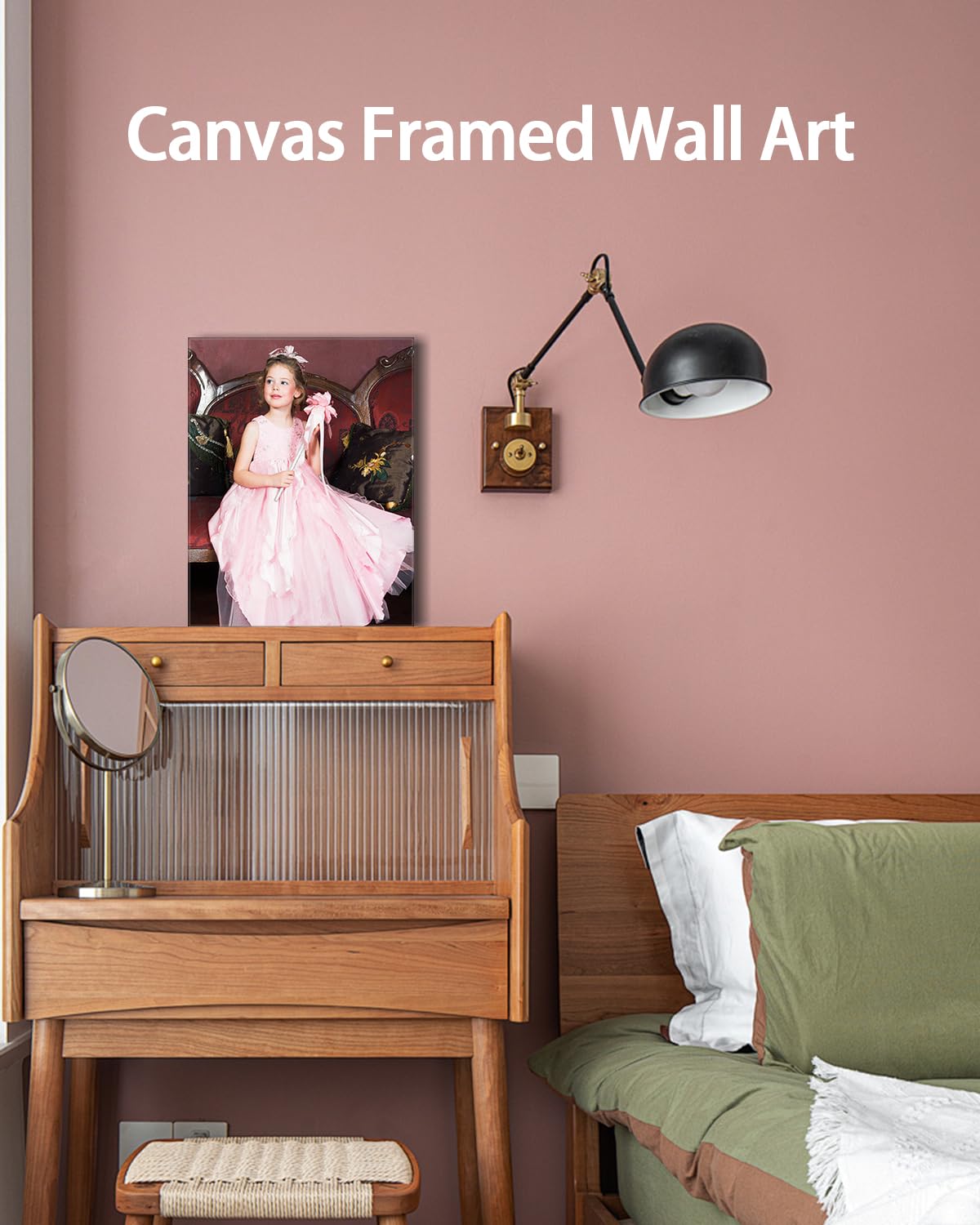 Abccustomize Canvas Prints With Your Photos, Personalized Photo To Canvas Print For Bedroom, Living Room, Farmhouse Office Decor