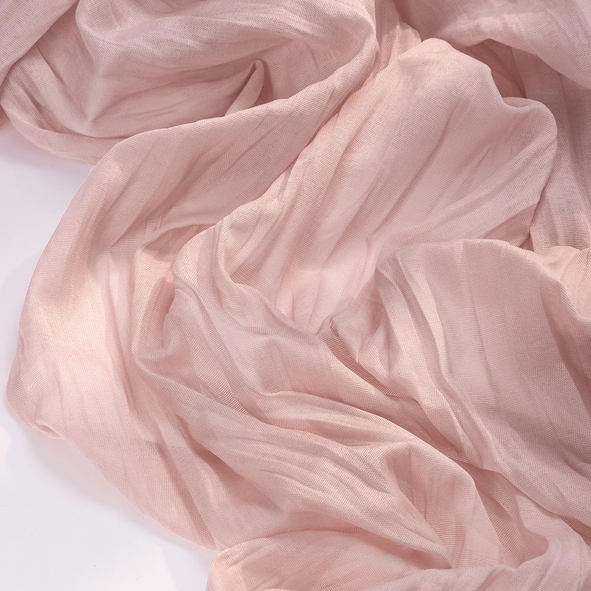 Socomi Pink Table Runner Spring Easter Cheesecloth Table Runner 170 Inch Cheese Cloth Runner 14Ft Boho Rustic Gauze Table Runner