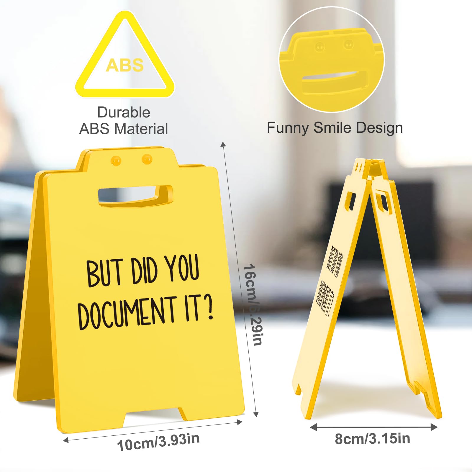 But Did You Document It Funny Decor Sign - Cute Cubicle Decorations, Small Sarcastic Sign for Bosses, Coworkers, HR, The Office