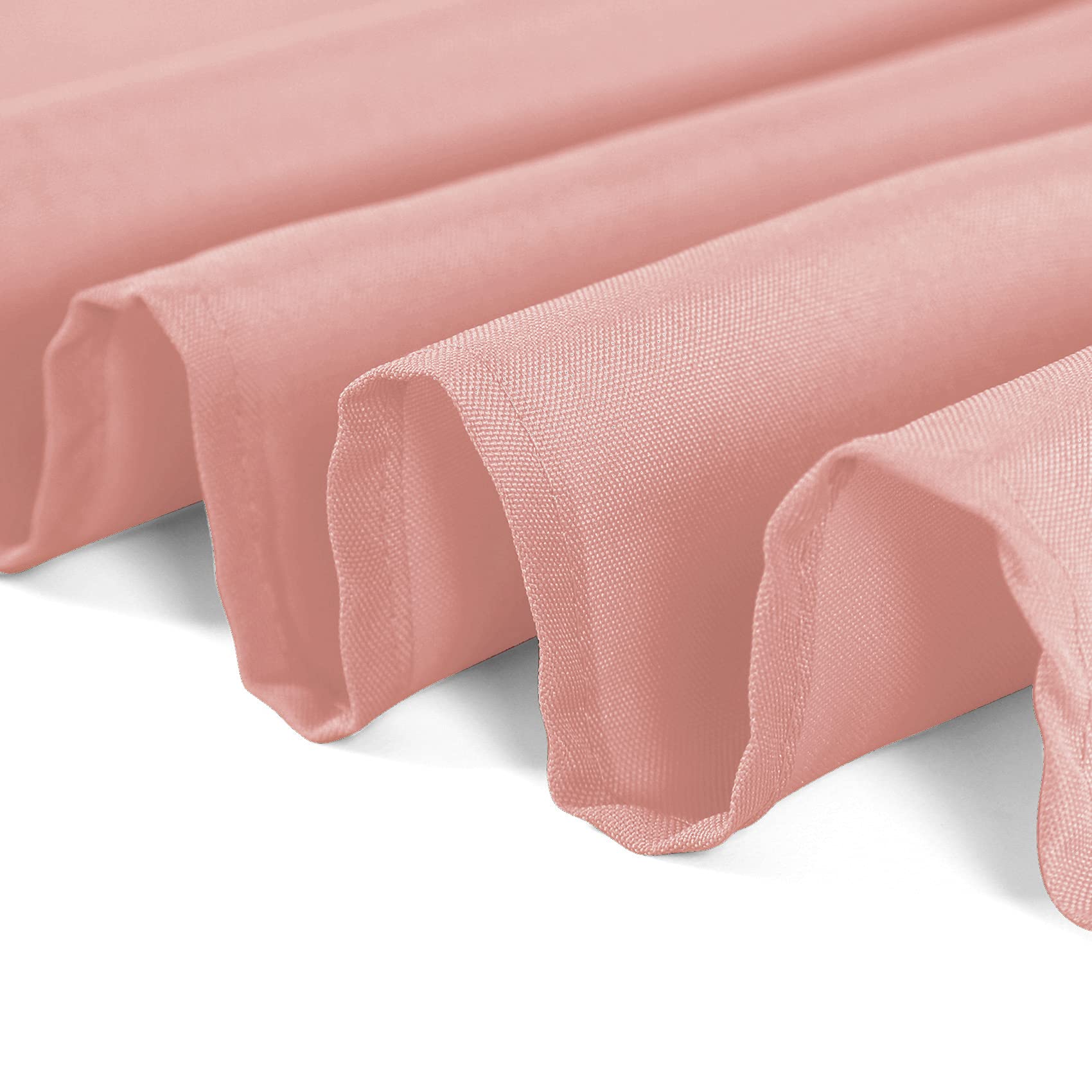 132 Inch Round Tablecloth Washable Polyester Table Cloth Decorative Table Cover For Wedding Party Dining Banquet(132 Inch, Dusty