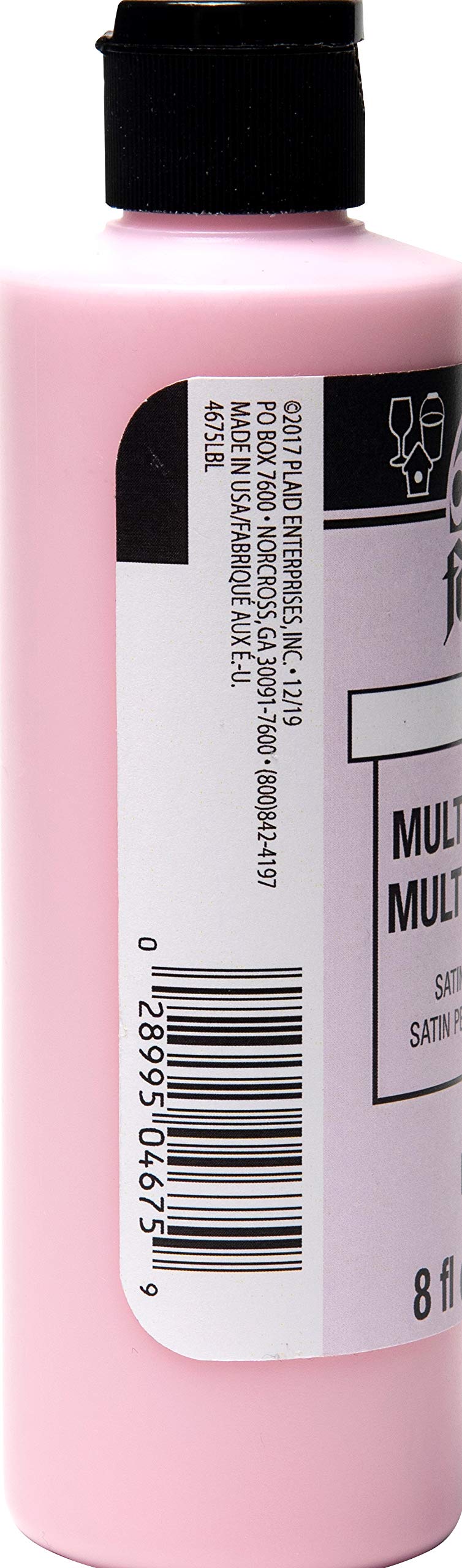 FolkArt Multi-Surface Acrylic craft Paint, 8 oz, Baby Pink