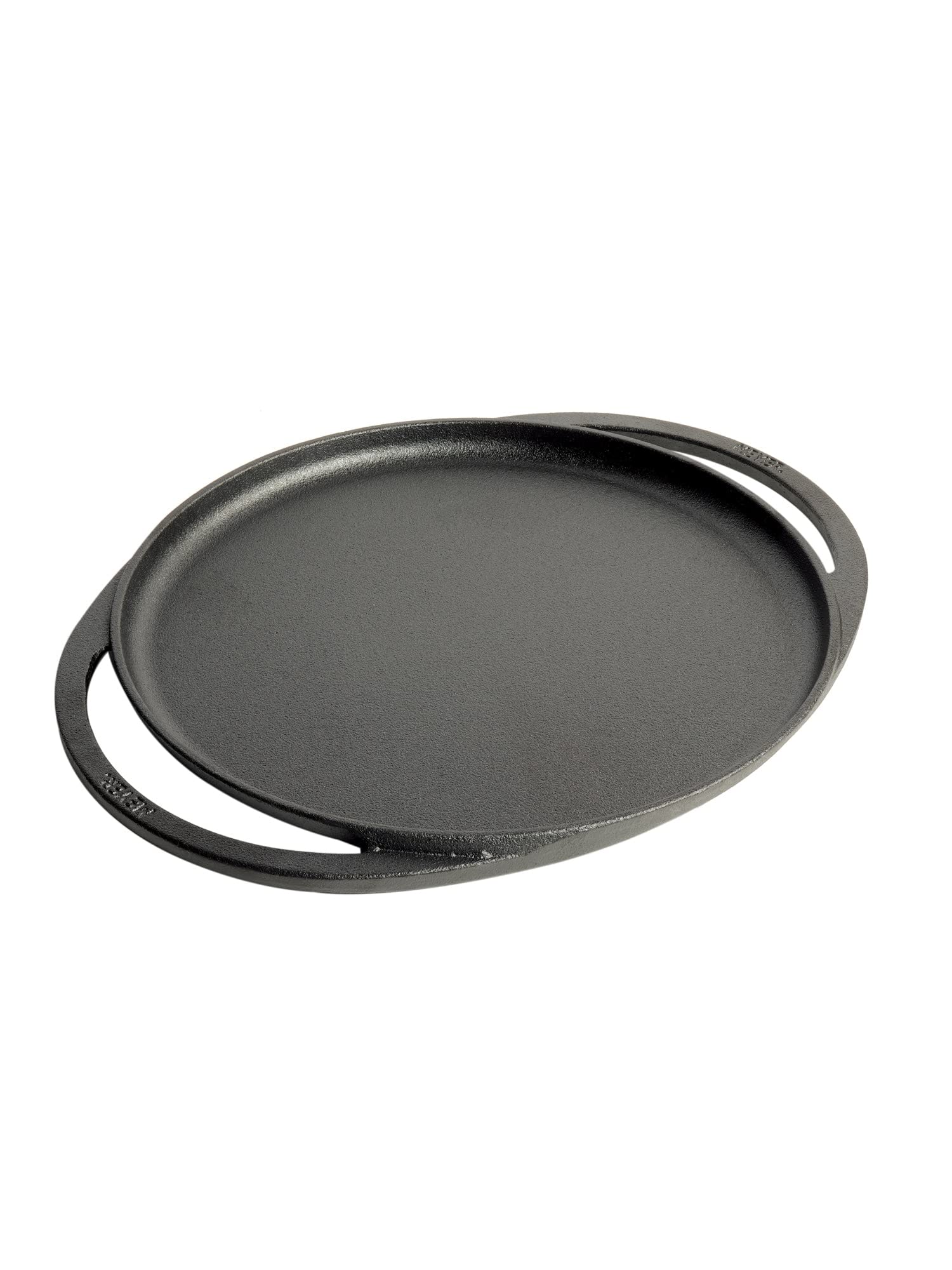 Meyer Pre-Seasoned Cast Iron Flat Dosa/Roti/Chapati Tawa Pan With 2 Side Handle, Dosa Kallu, Iron Tawa Big Size | Gas And Induct