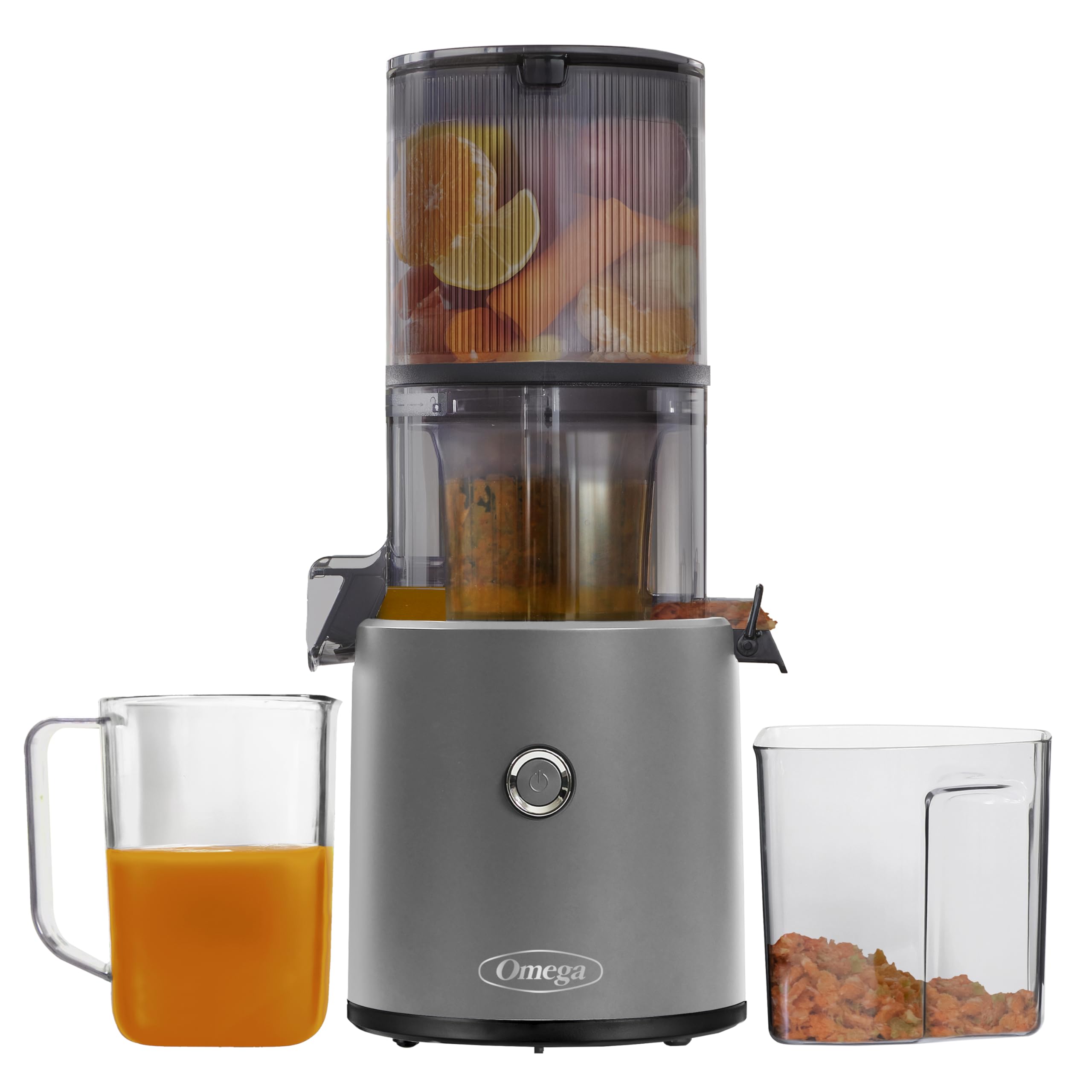 Omega Cold Press Juicer - Hands Free Vegetable and Fruit Masticating Juicer Machine with 68-oz. capacity, Extra Large Hopper for