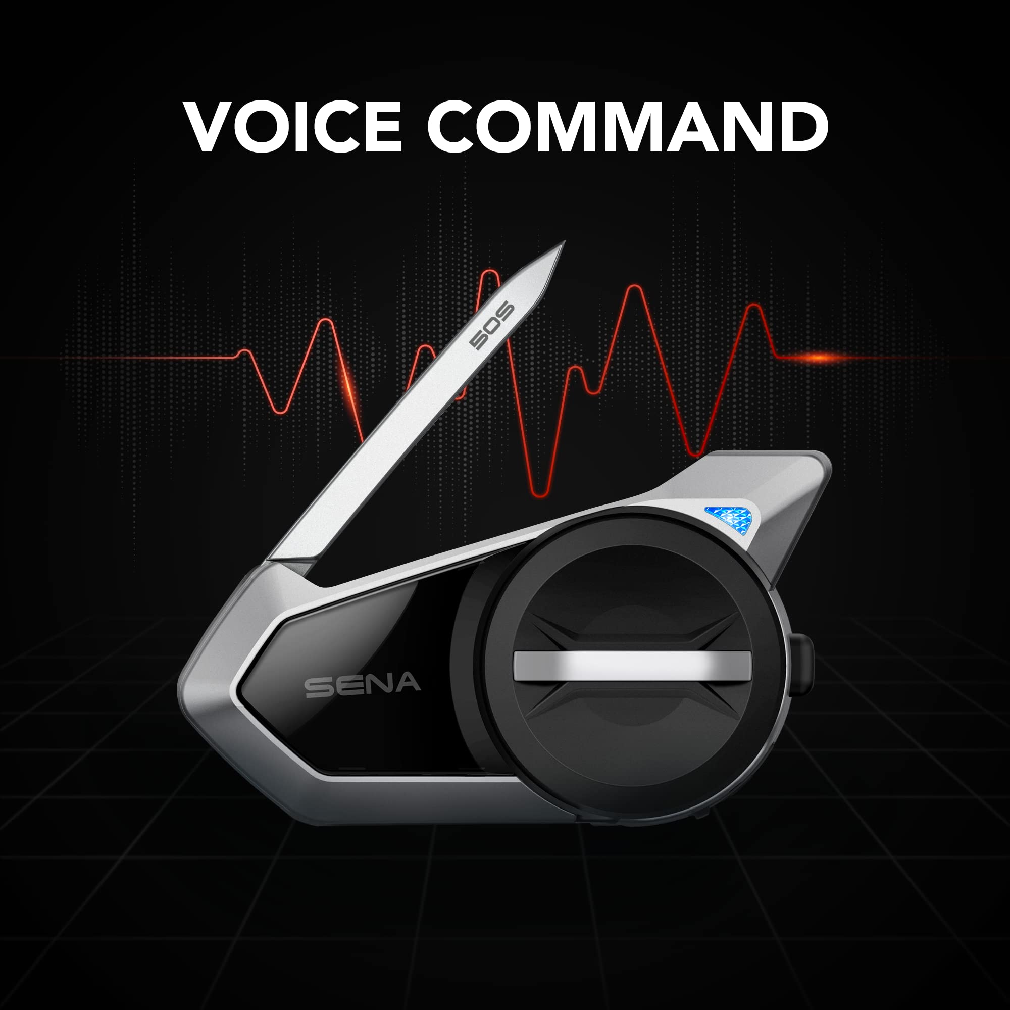 Sena 50S Motorcycle Jog Dial Communication Bluetooth Headset Wsound By Harman Kardon Integrated Mesh Intercom System Premium Mic