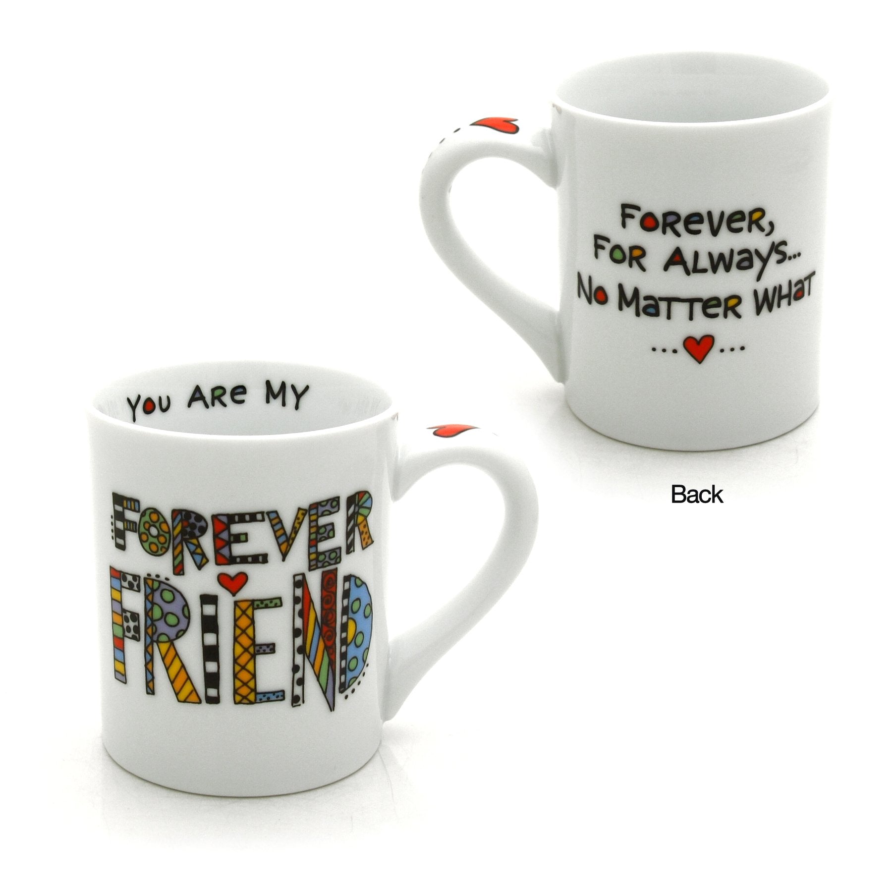 Enesco Our Name Is Mud Cuppa Doodle Friend Mug, 4.5 Inches