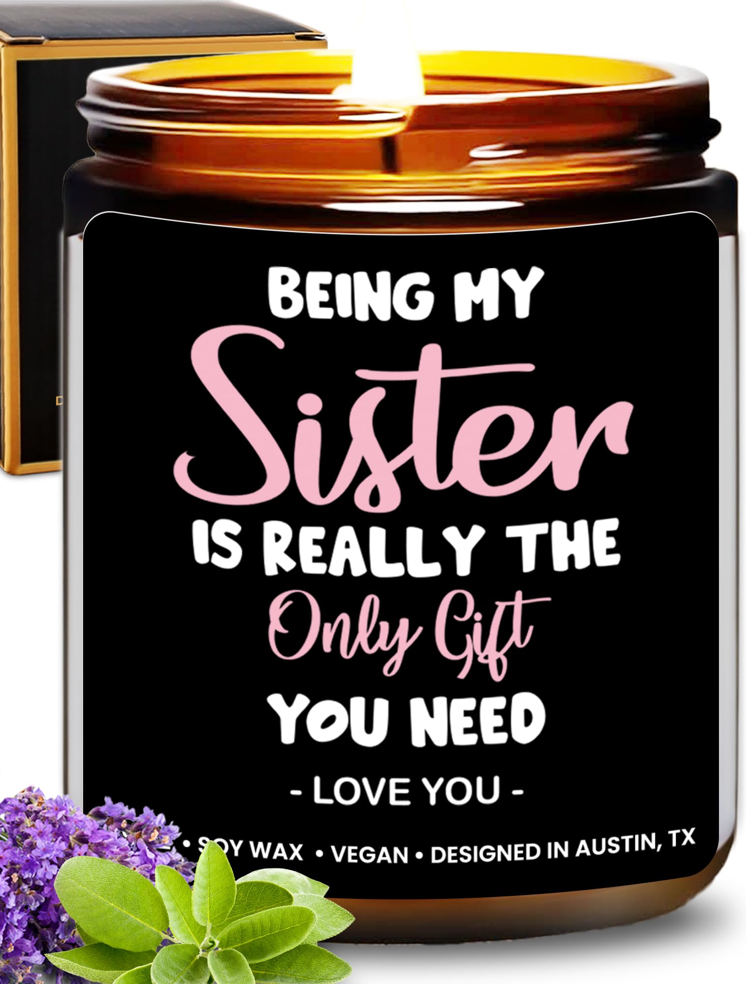 Funny Sister Candle  Best Sister Gifts  Funny Gifts For Sister Gift Ideas  Funny Sister Gifts From Sister To Sister Gifts  Best Friend Sister Gifts  Special Sister Birthday Gifts From Sister Christmas