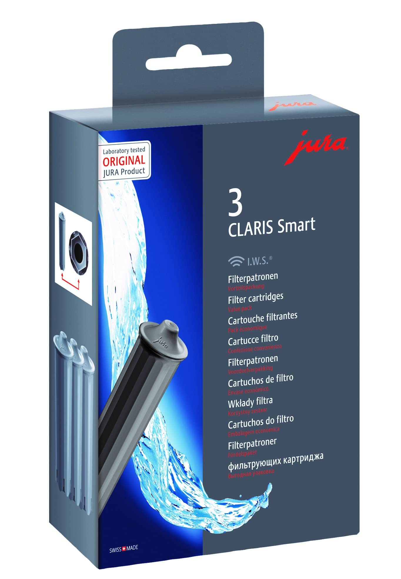 Jura 71794 Claris Smart Filter, Pack Of 3