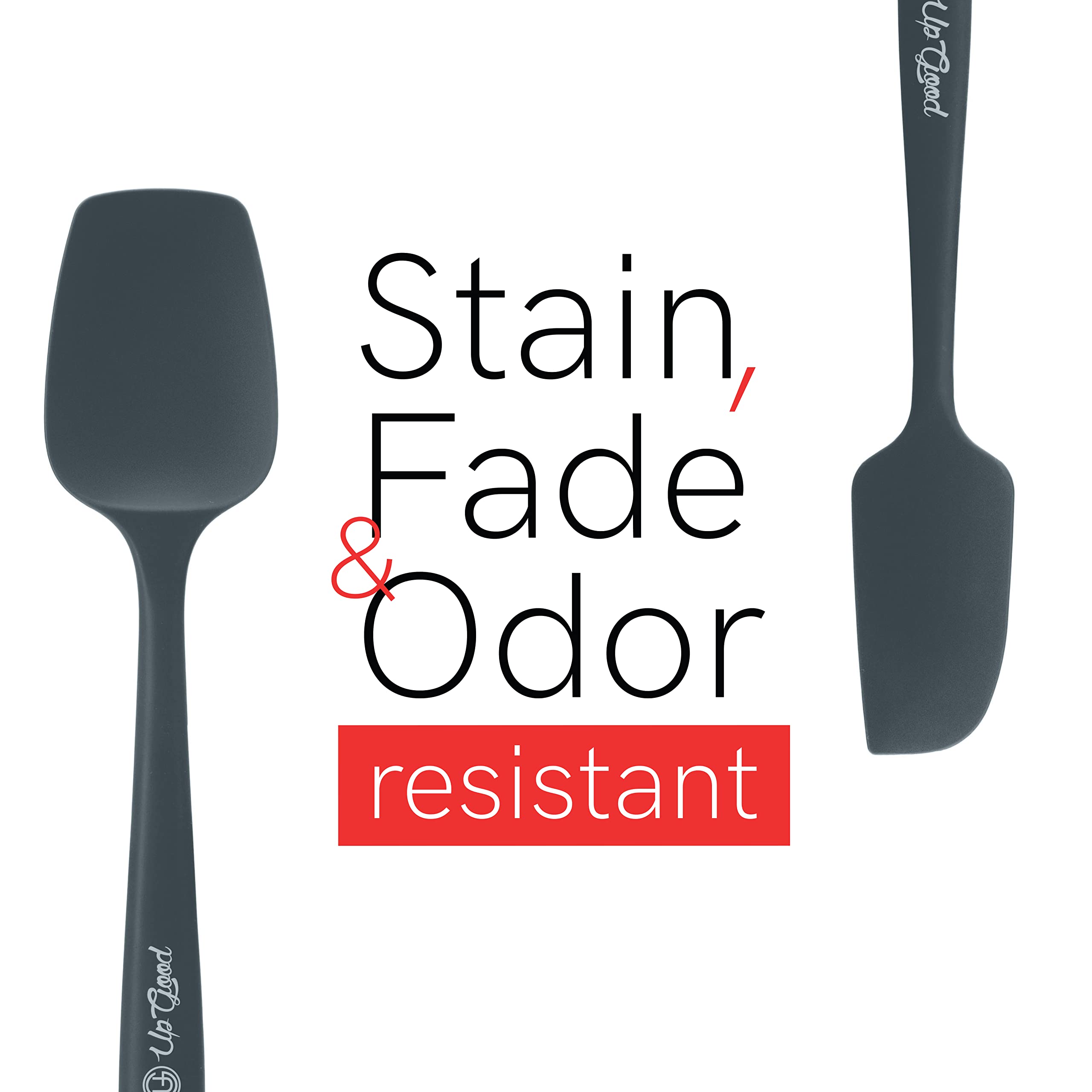 Upgood Silicone Spatula Set 600F - High Heat Resistant Nonstick, Small And Large Kitchen Spatulas - Flexible Bpa Free Profession