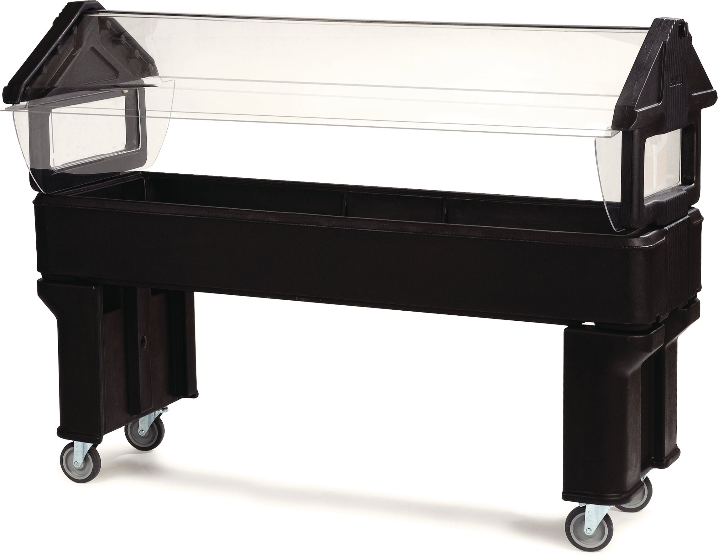 Carlisle FoodService Products Six Star Food Bar Buffet Bar, Food Bar with Legs for Catering, Buffets, Restaurants, Polyethylene 