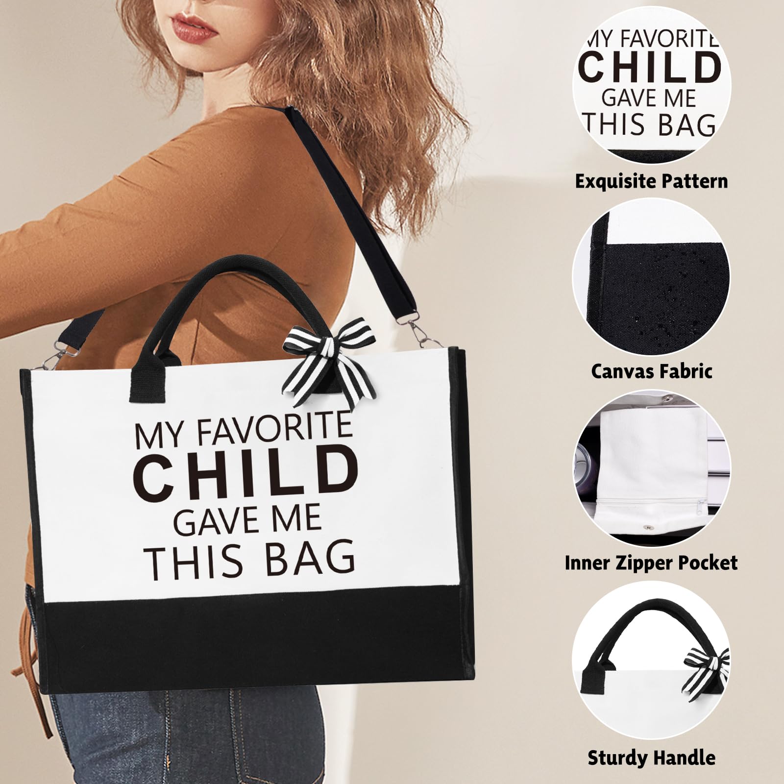 iAOVUEBY Mom Birthday Gifts, Mothers Day Gifts for Mom, 16 Oz Glass Cup Tote Bag Makeup Bag Gift Basket for Moms from Daughter S