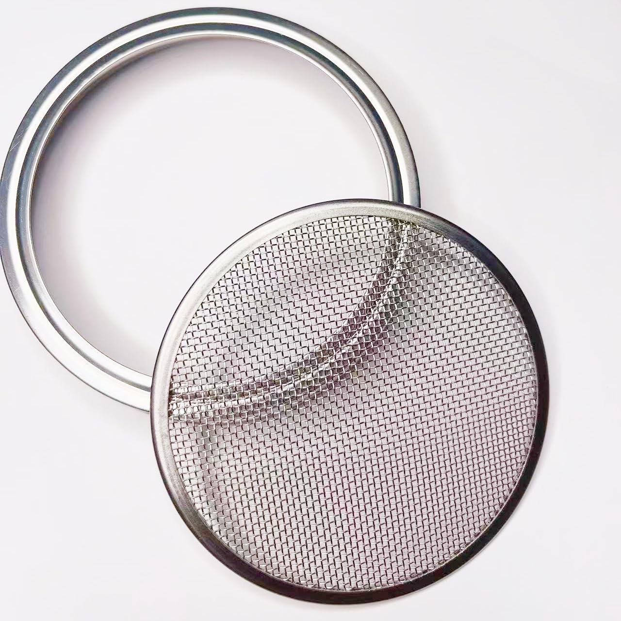 4 Pack Mason Jar Sprouting Lids Wide Mouth- Stainless Steel Sprouting Lids For Wide Mouth Mason Jars, Growing Bean, Broccoli, Se