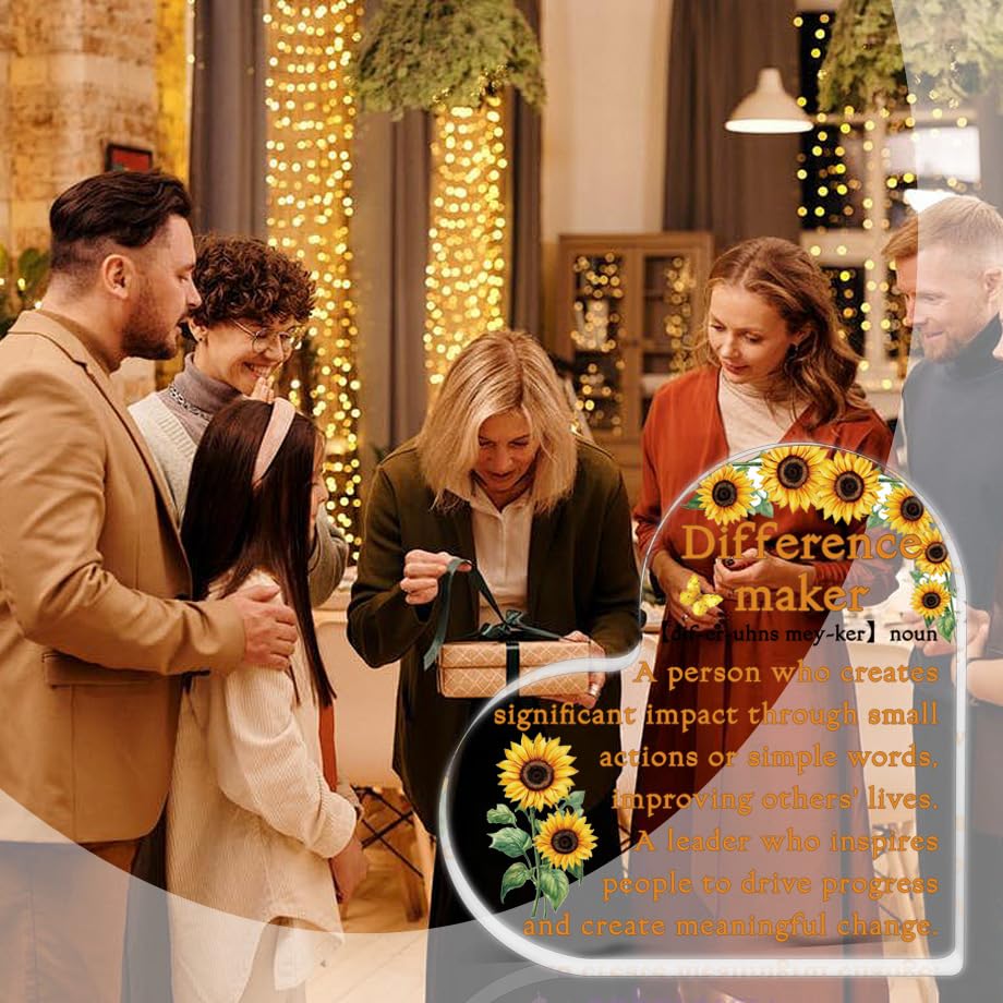 Boss Lady Gifts for Women Inspirational Coworker Boss Gifts Office Appreciation Present for Women/Men New Job Farewell Retiremen