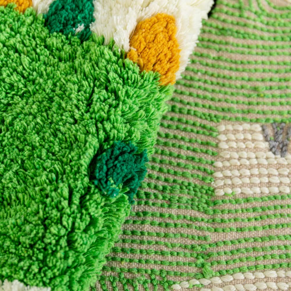 Green Crocodile Shaped Rug Cute Faux Animal Print Bathroom Rug Bath Mat Bath Carpet Shower Rug for Home Decor Bathroom Tub Floor Water Absorption Non-Slip Small Carpet Door Mat Playmat 15.7x29.5in