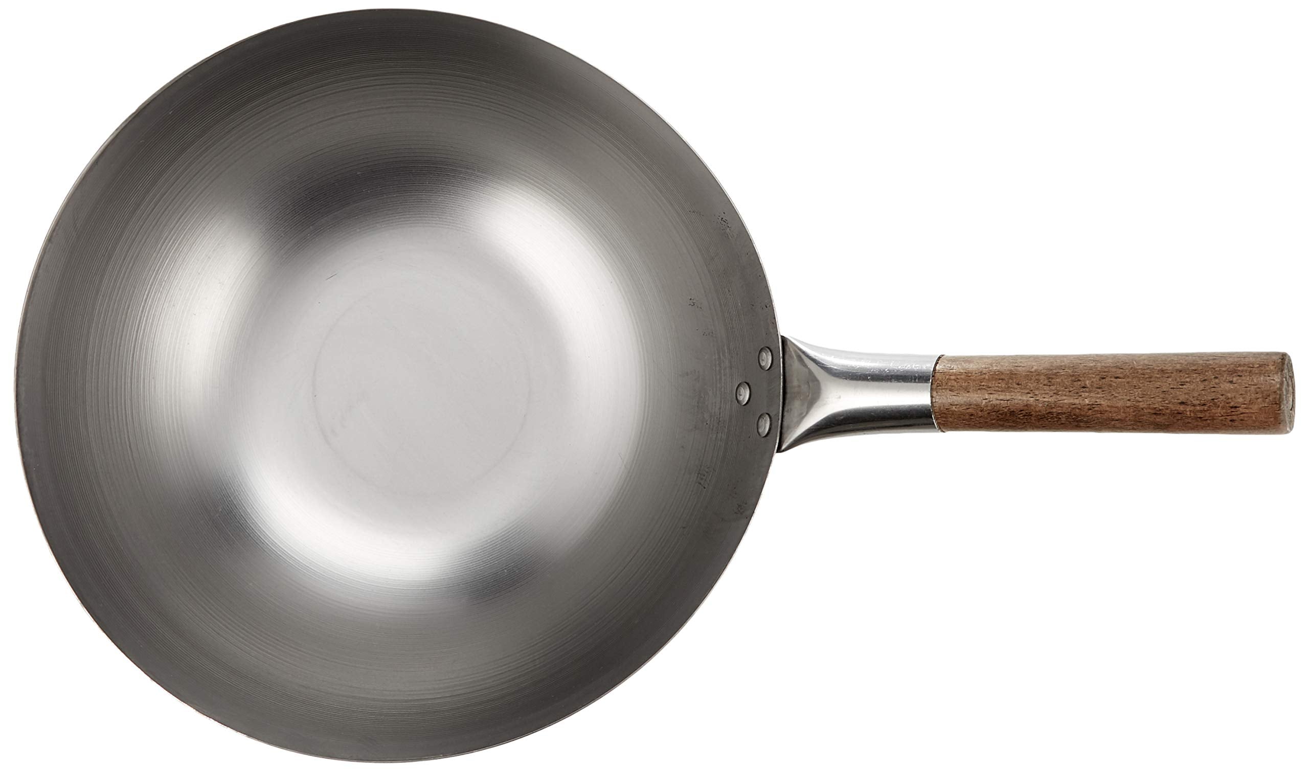 London Wok Gj493 Flat Bottom Wok, 12''