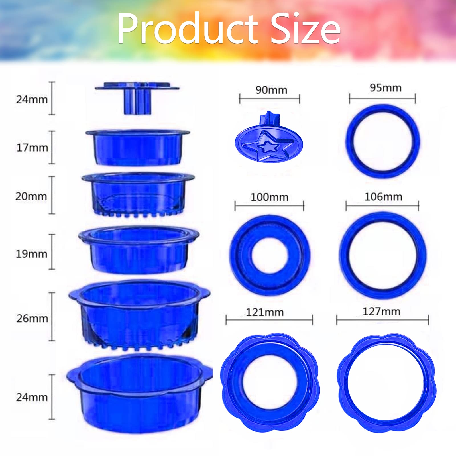 Sandwich Cutter And Sealer 6 Pack Uncrustables Sandwich Maker Diy Cookie For Boys Girls Breakfast Lunch Great Gift For Kids Lunc