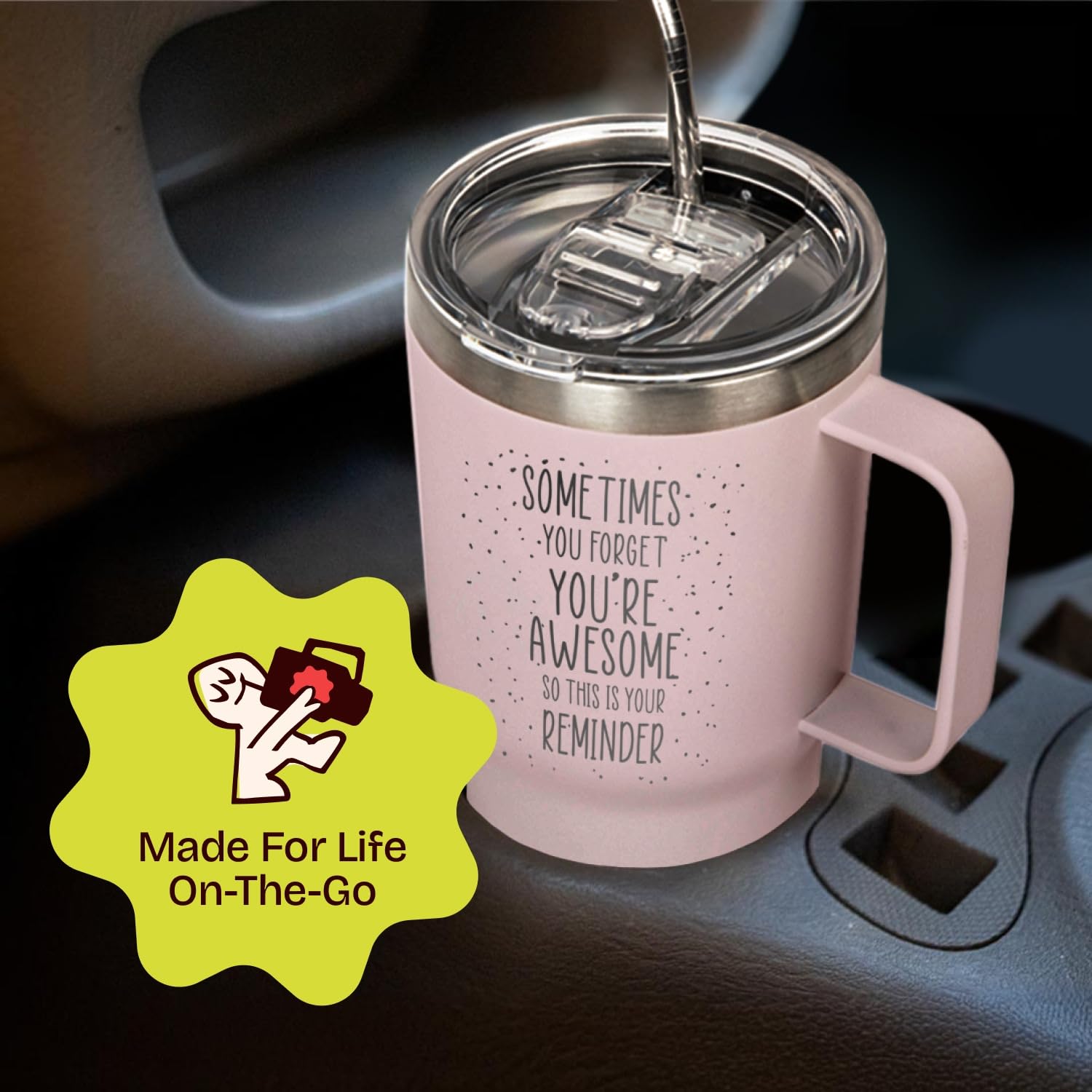 KLUBI Cute Pink Birthday Gifts for Women - Sometimes You Forget Your Awesome Gifts for Women Mothers Day Gifts for Her Gifts for