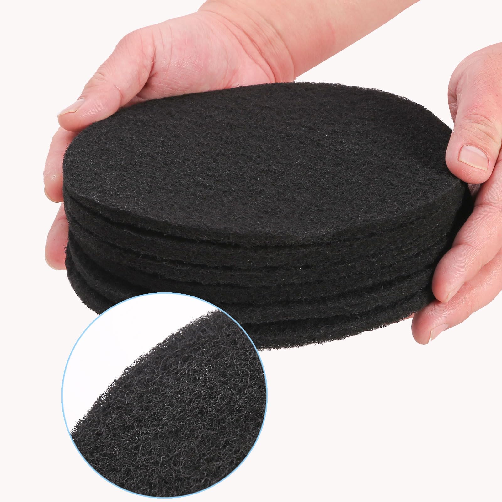 Charcoal Filters For Kitchen Compost Bin, 6 Pack Filters For Compost Pails Countertop Bin Replacement, Activated Charcoal Home B