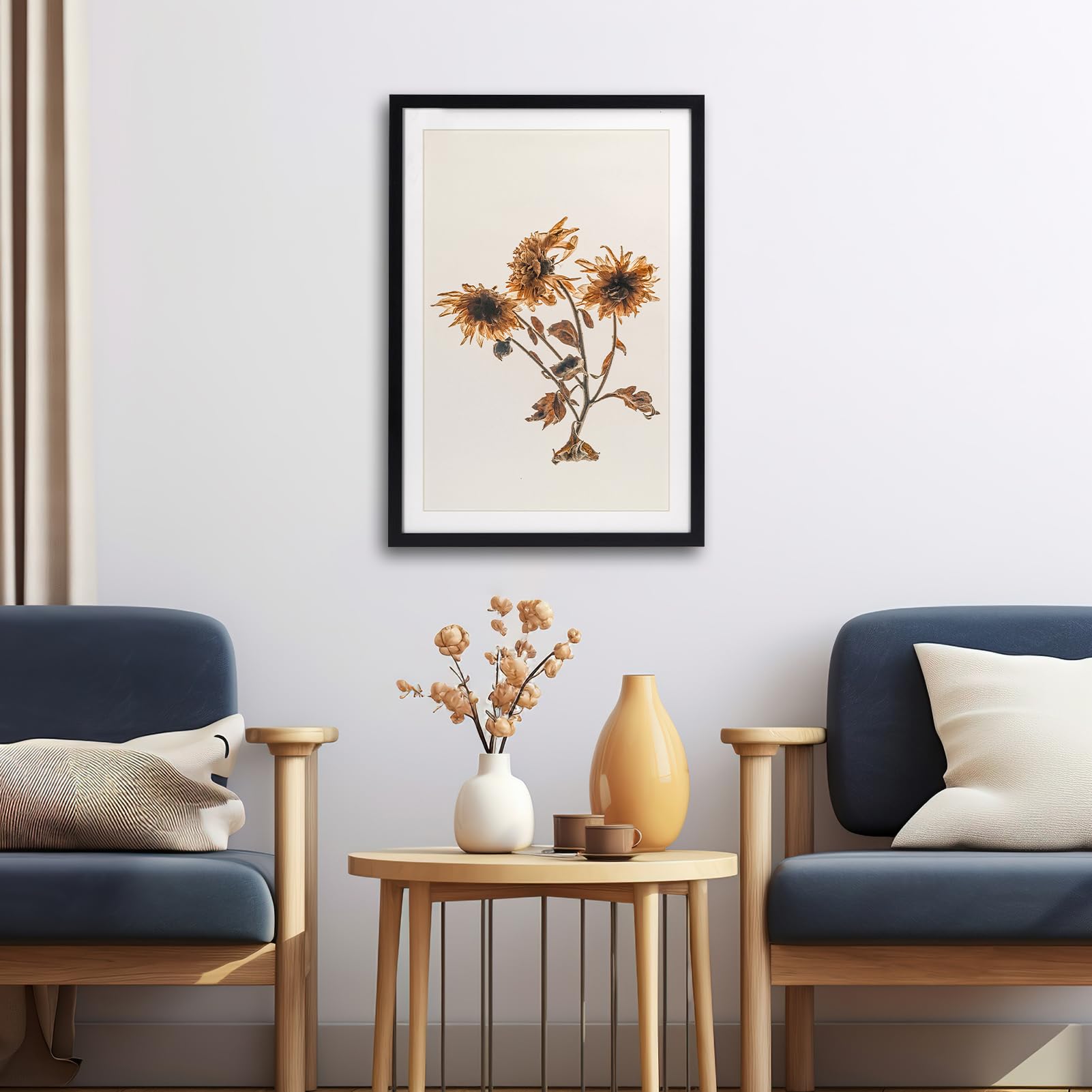 Rempry 13x19 Picture Frame, Display Pictures 11x17 with Mat or 13x19 Without Mat, Wall Hanging or Tabletop Photo Frame, Black Po