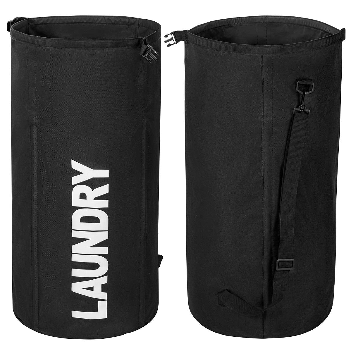 Wowlive Extra Large Foldable Laundry Bag Durable Laundry Basket Collapsible Laundry Hamper Backpack Dirty Clothes Hamper Standin