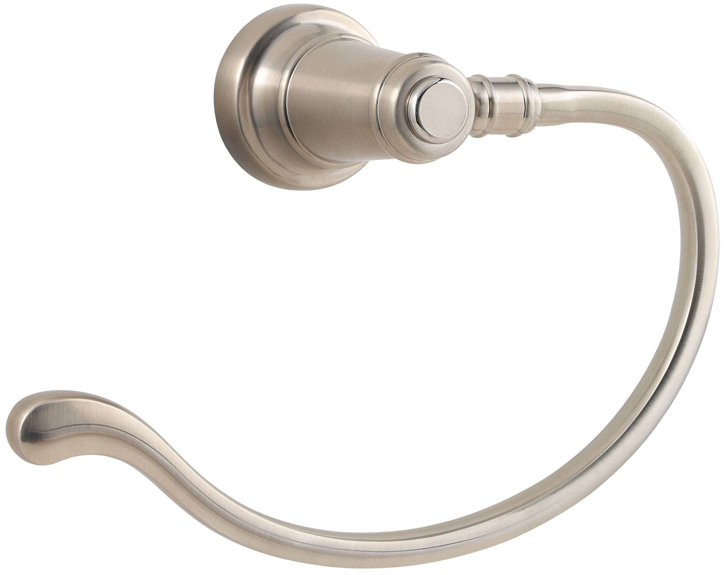 Pfister Ashfield Towel Ring, Brushed Nickel