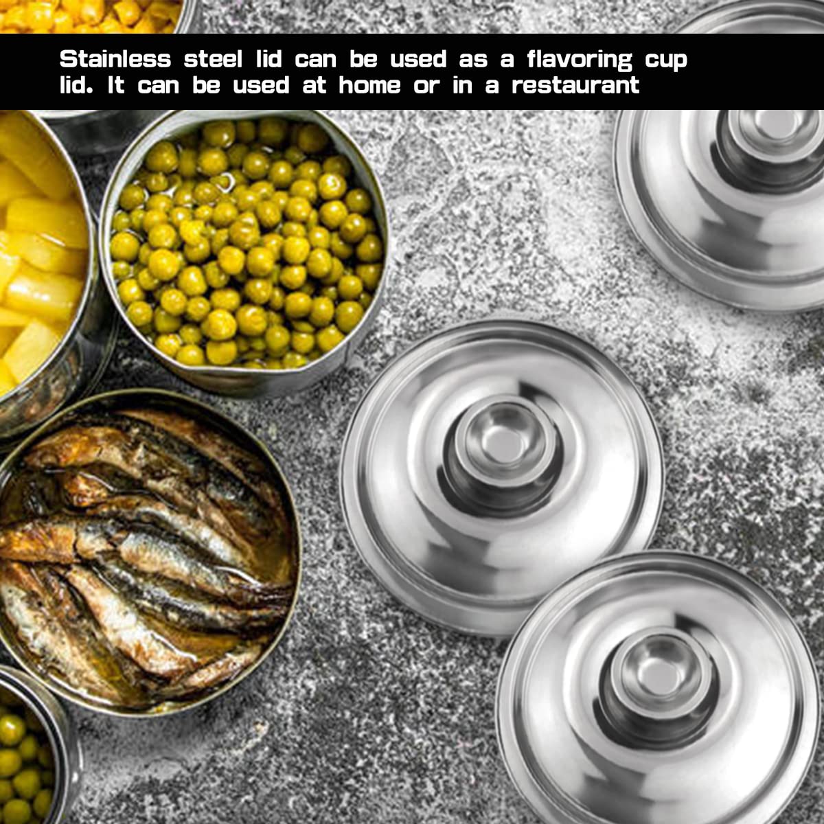 Lnq Luniqi Stainless Steel Pot Cover 6.3- Inch Pot Cover,Universal Lid Pots Pans Replacement Accessories For Pan Lid Bowl Cover(