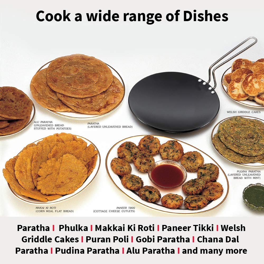 Hawkins Futura Hard Anodised Induction Roti Tawa 24Cm 4.88Mm Iart24
