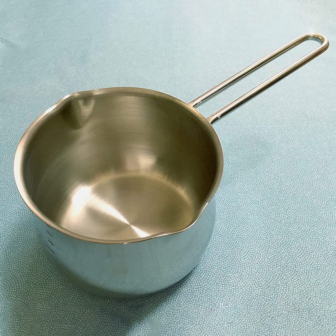 Tikusan Saucepan, Stainless Steel Milk Pan Made In Japan, Butter Warmer Measuring Pan Sauce With Heatproof Handle, Chocolate Mel