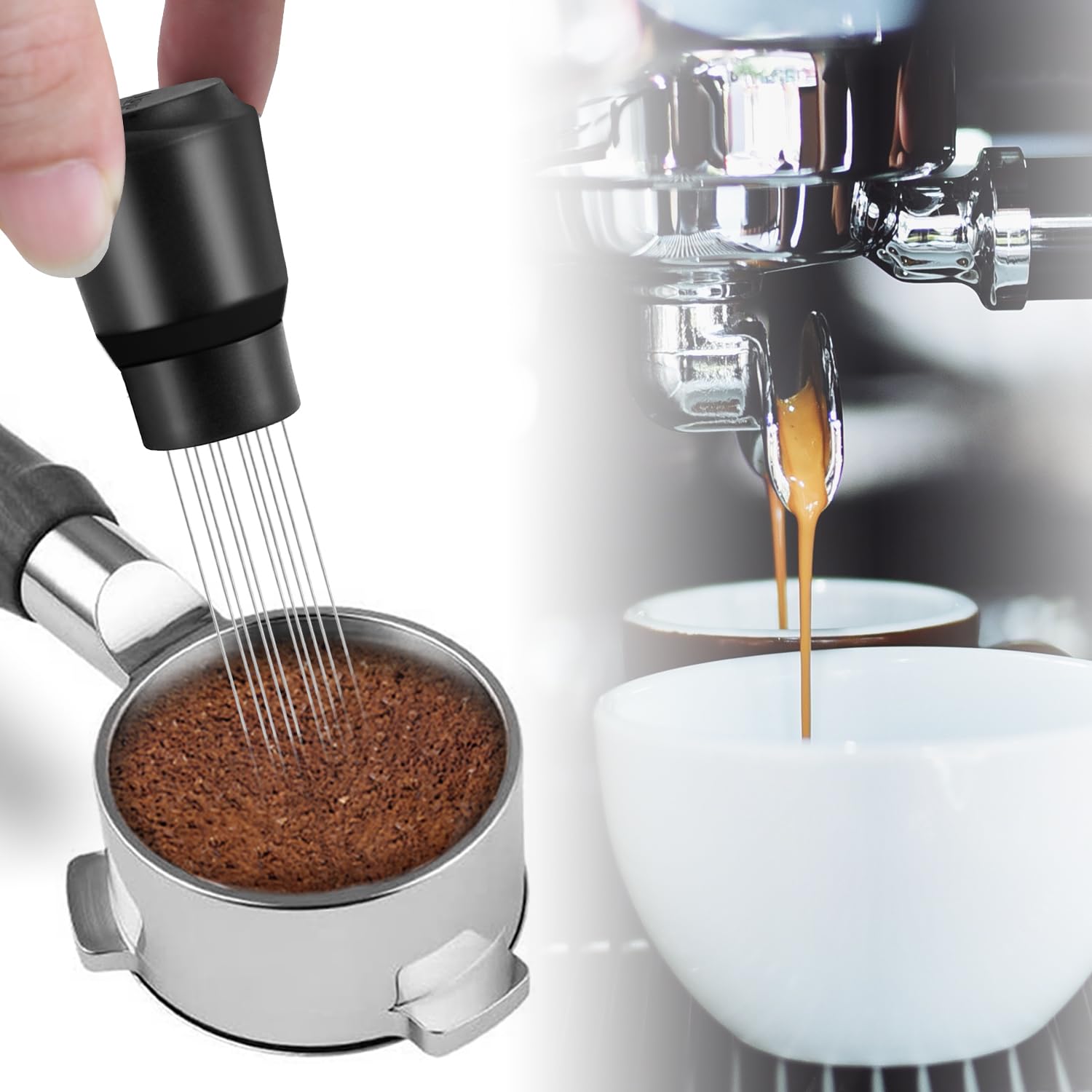 Brikinte Wdt Tool, Espresso Distribution Tool Espresso Accessories Coffee Distributor Needle Distributor For Breville Espresso M