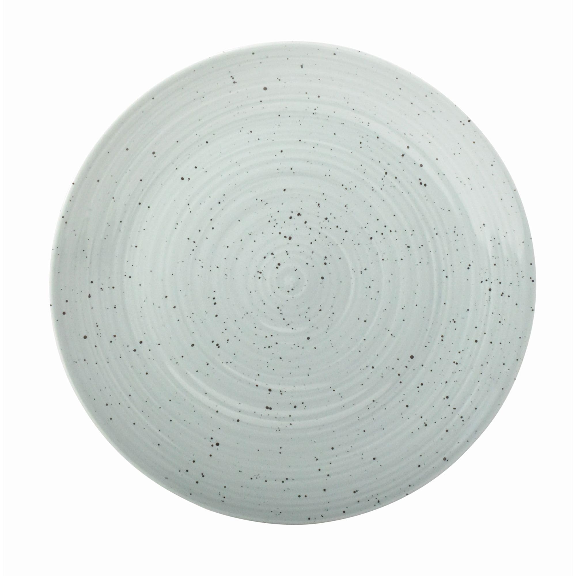 Sango Siterra Artist's Blend 16-Piece Stoneware Dinnerware Set - Service for 4, Mixed Glossy Finish with Unique Speckled Design,