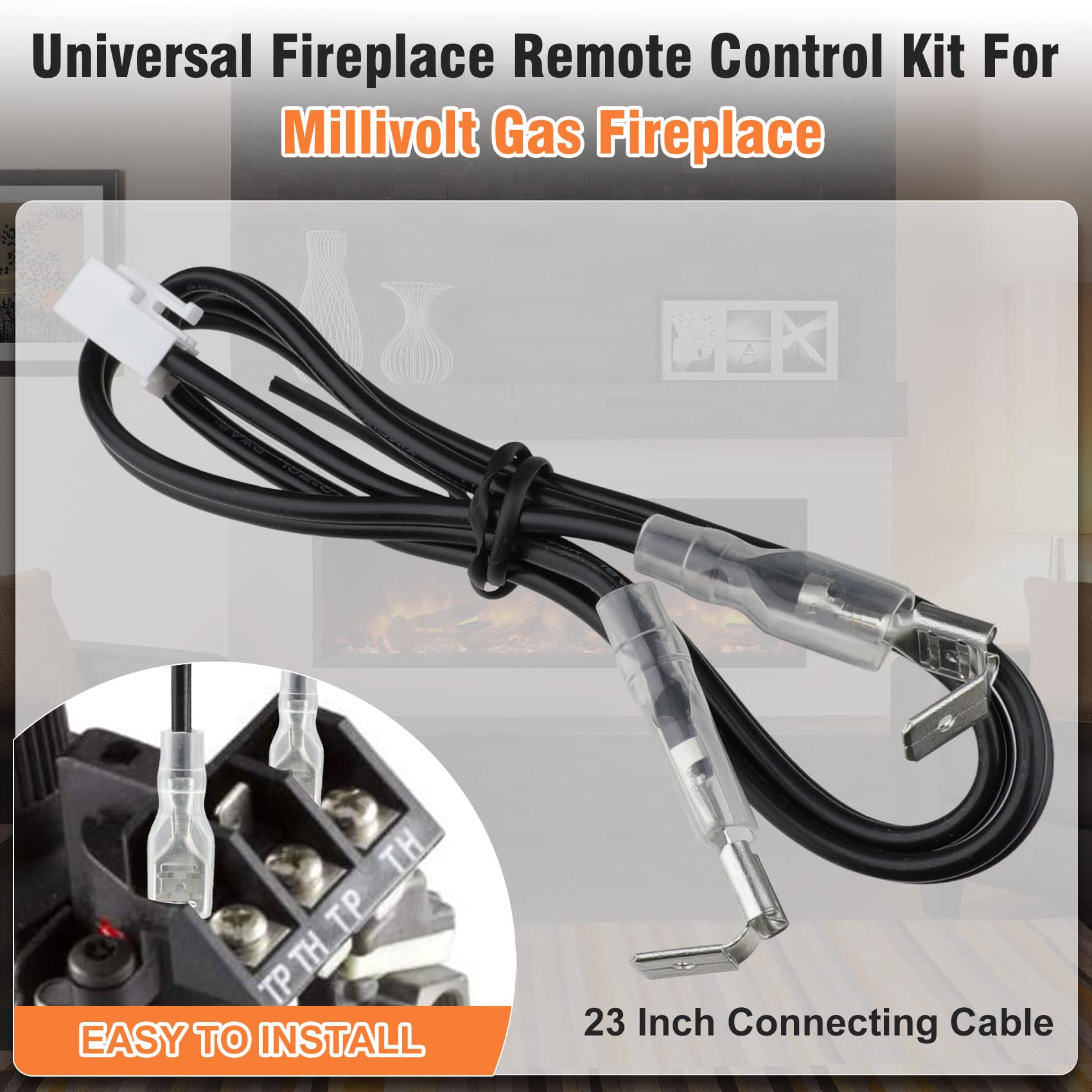 Casmer Fireplace Remote Control Kit Rcst,For Ambient Majestic Vermont-Castings Monessen Skytech Ect Fireplaces Stoves,Millivolt