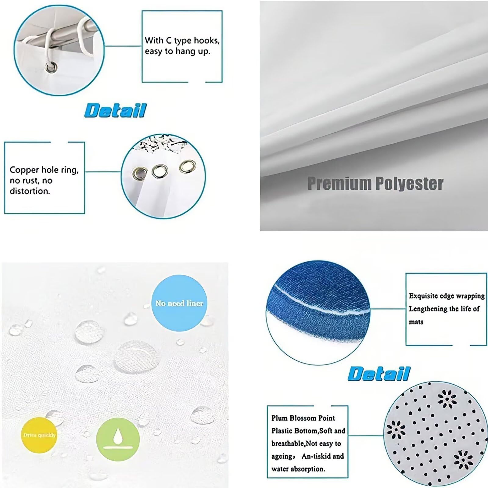 Azhm 4Pcs Shower Curtain Sets With Rugs Sunflower Bathroom Set D  Cor Inspirational Quotes Bathroom Curtains Shower Set With Rug