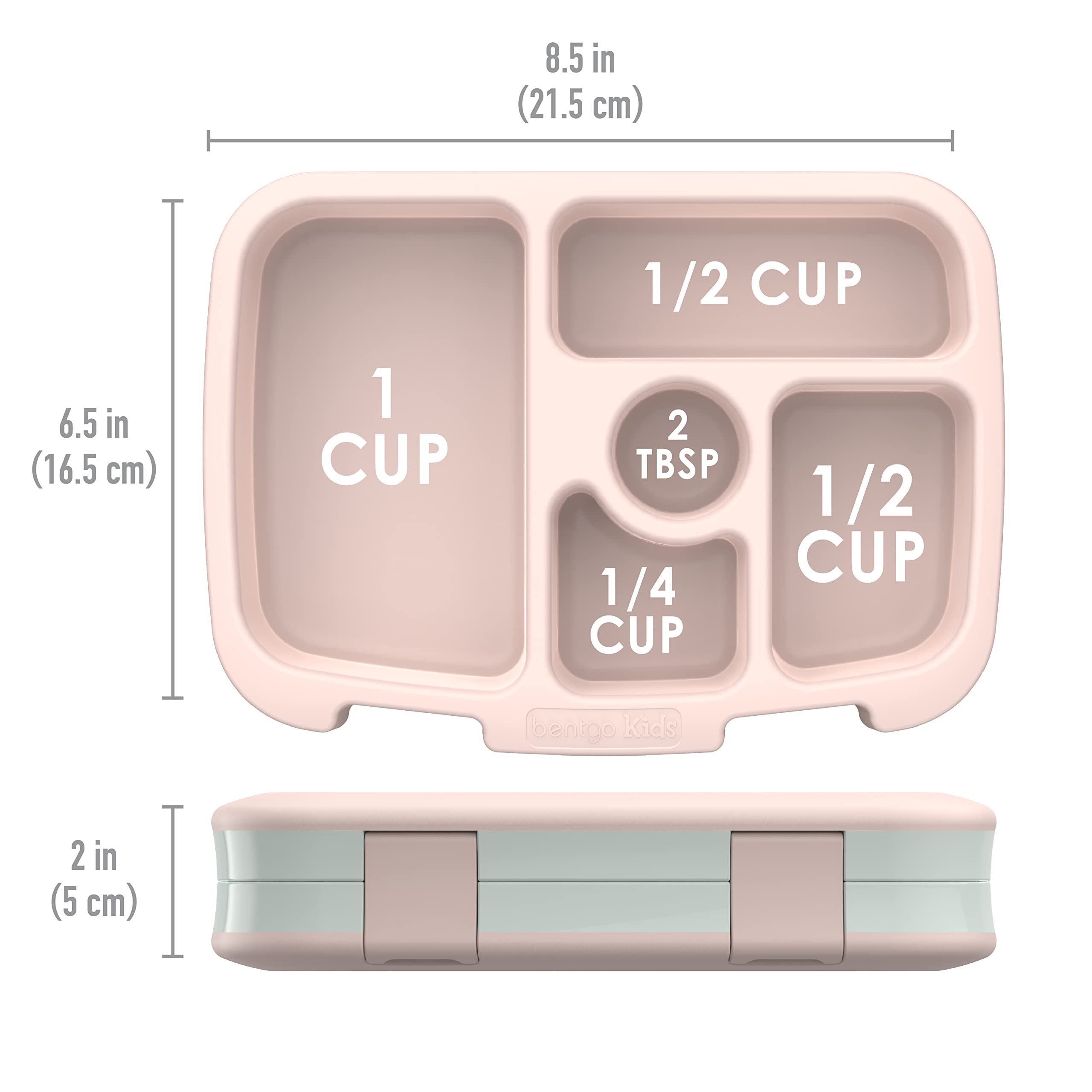 Bentgo Kids Prints Leak-Proof, 5-Compartment Bento-Style Lunch Box - Ideal Portion Sizes For Ages 3 To 7 Bpa-Free, Dishwasher Sa