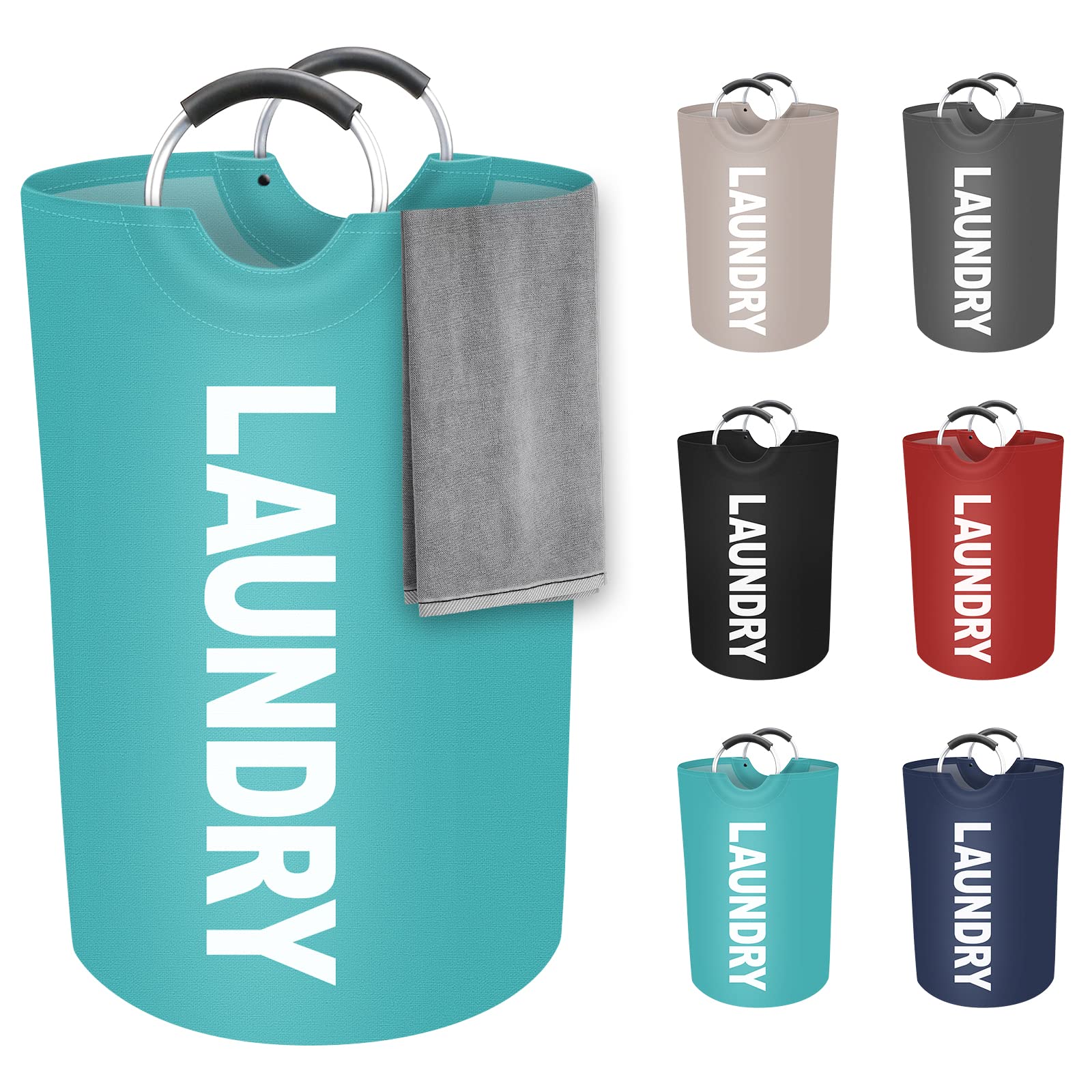 Storageright 75L Large Laundry Basket, Laundry Hamper, Dirty Clothes Hamper For Laundry, Collapsible, Waterproof Laundry Baskets