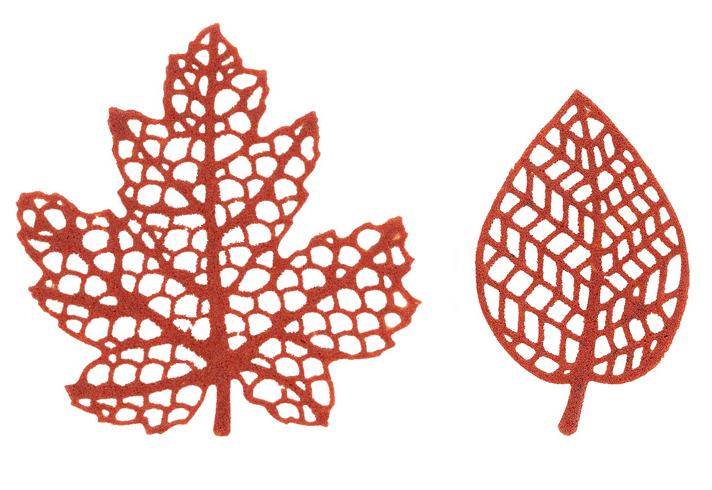 Silikomart Bosco Silicone Mold with 9 Maple-Leaf Imprints and 12 Oval-Leaf Imprints