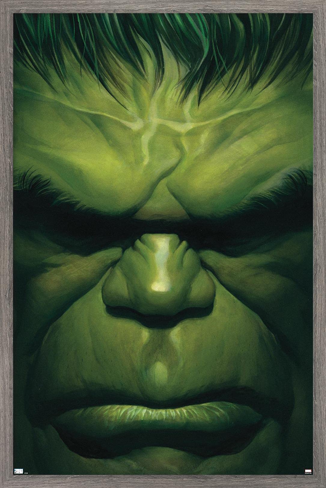 Trends International Marvel Comics - Hulk - The Immortal Hulk #18 Wall Poster, 14.72'' X 22.37'', Barnwood Framed Version