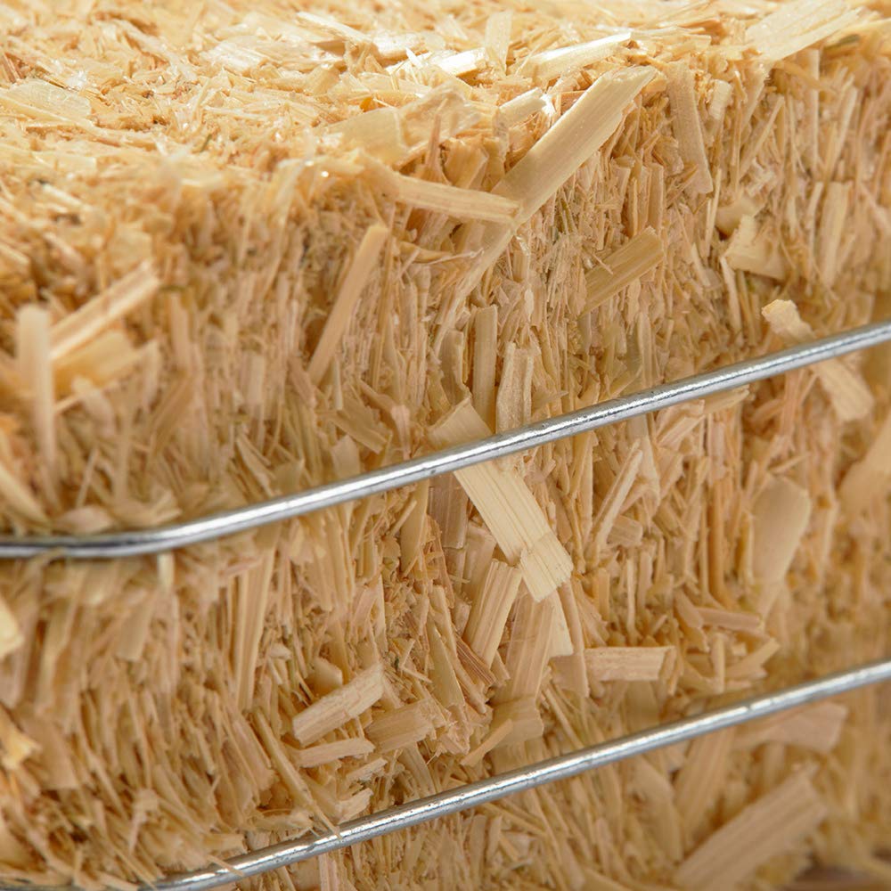 Floracraft 12 Piece Decorative Straw Bale 1 Inch X 1.25 Inch X 2.5 Inch Natural