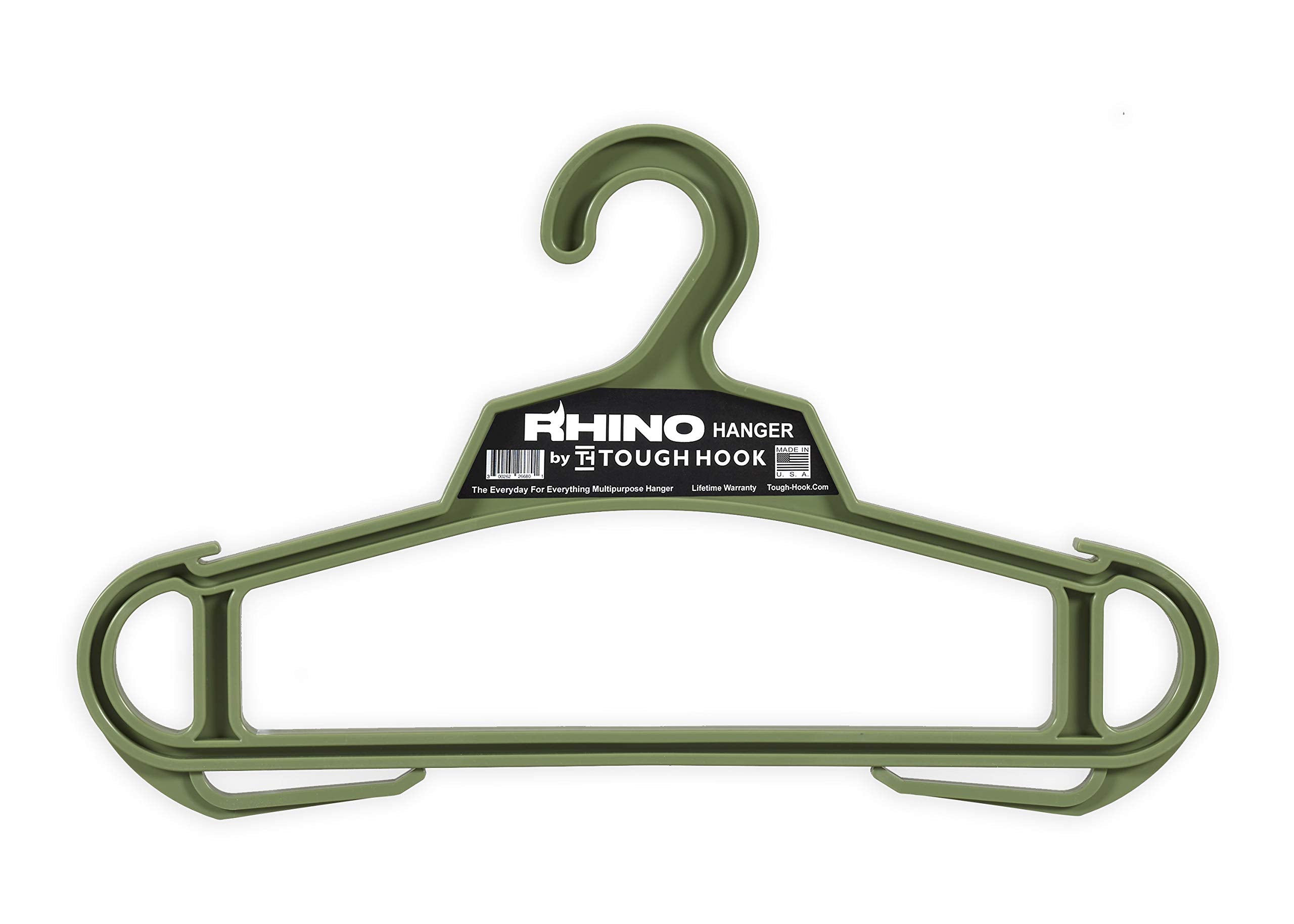 Rhino Hanger | The Everyday For Everything Hanger | Usa Made | 200 Lb Load Capacity | Premium Professional Military Grade | Xl H