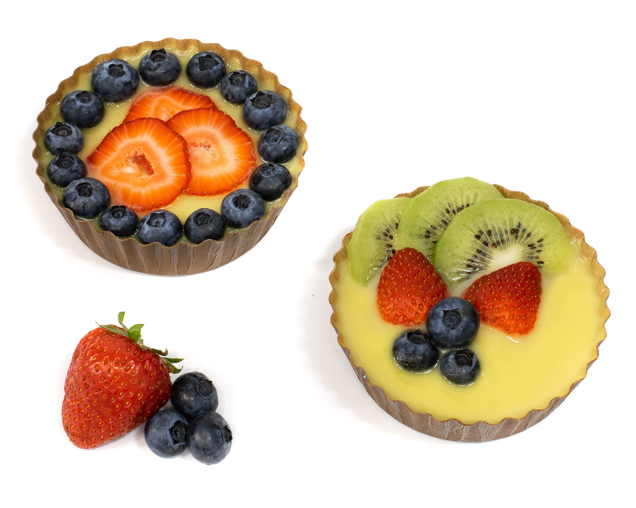 Ja Kitchens Ridged Paper Coated Baking Cup - Sturdy For Baking And Serving (150)