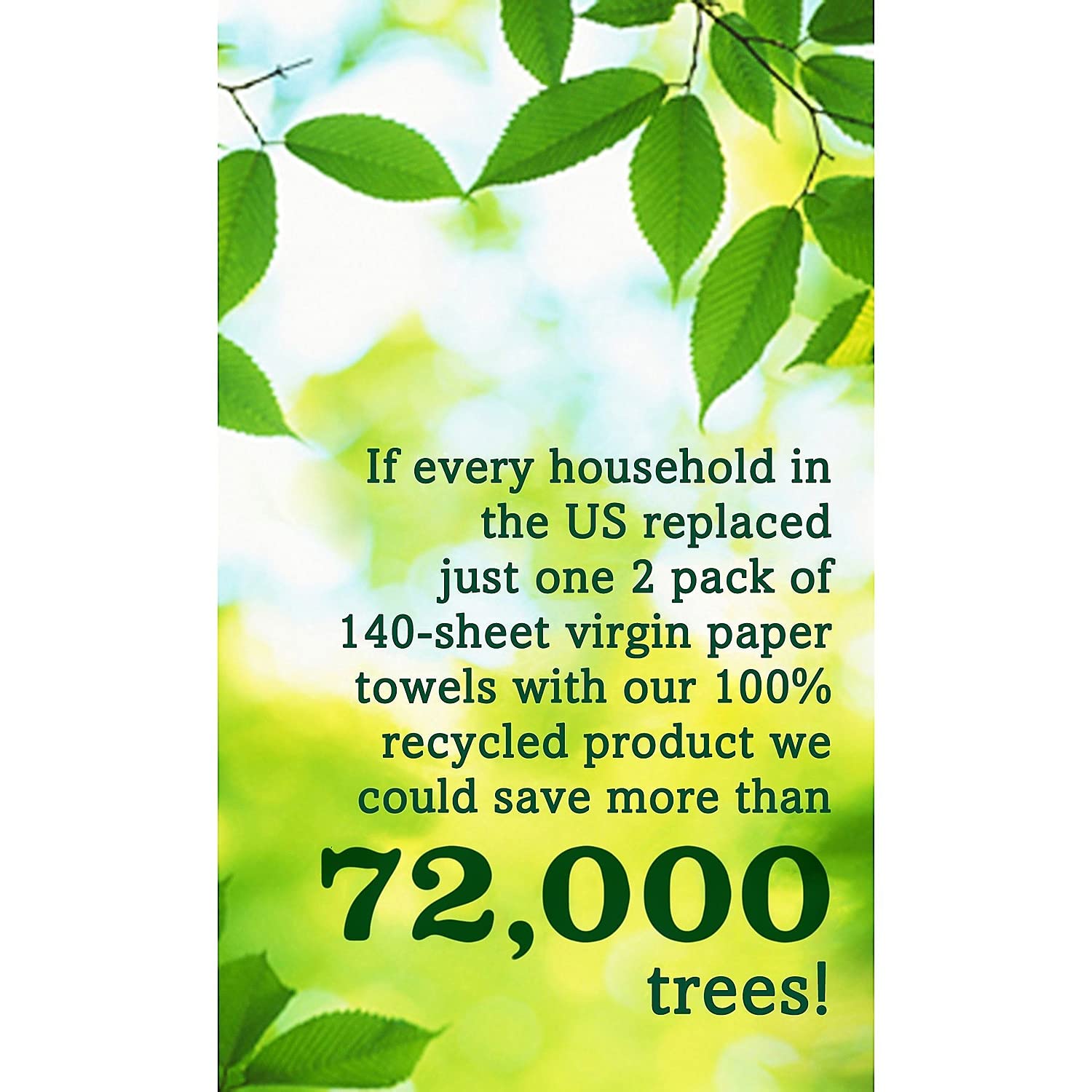 Seventh Generation Paper Towels 100% Recycled Brown 2-Ply Jumbo Roll 120 Sheets