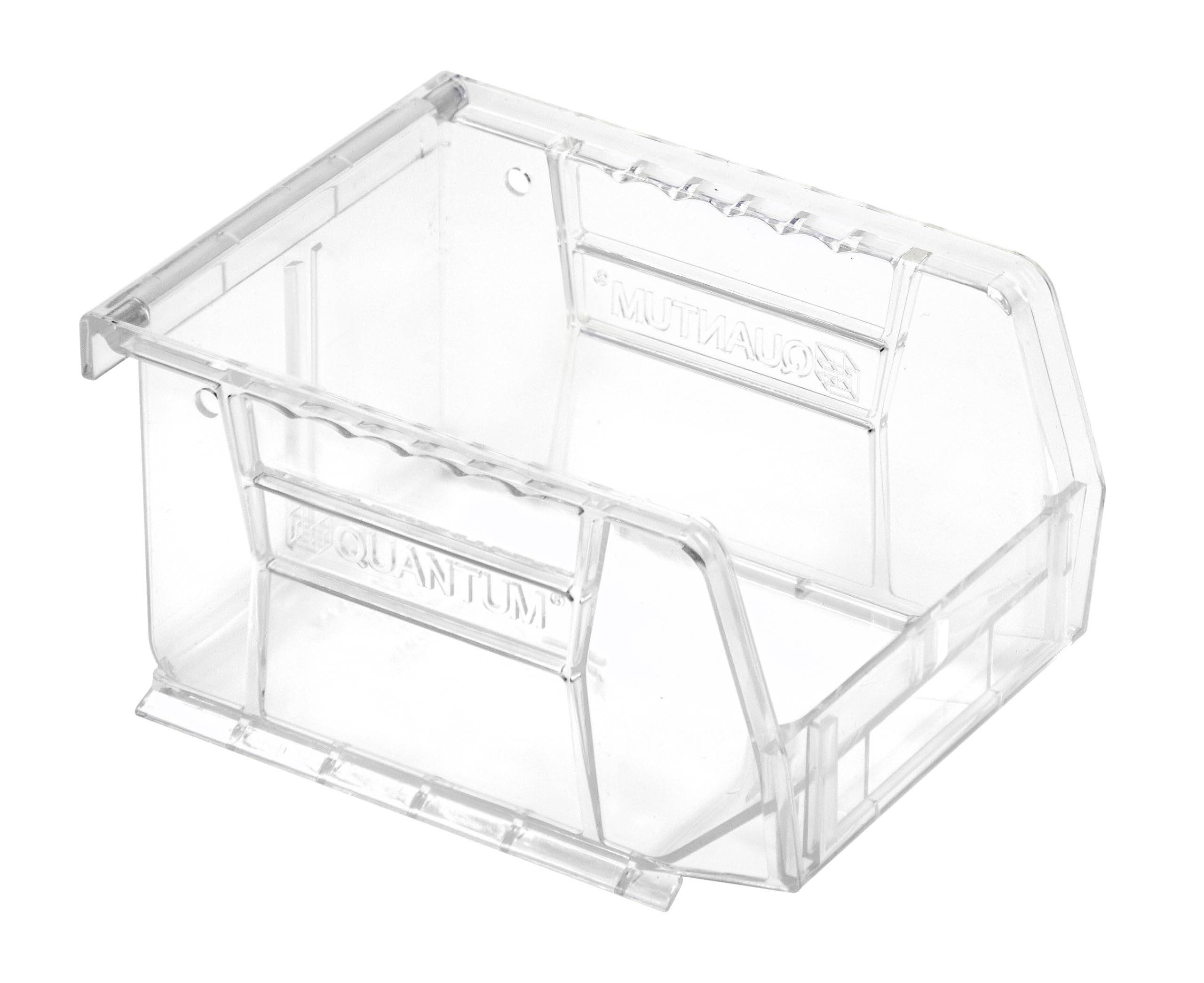 Hudson Exchange 5-1/2'' X 4'' X 3'' Plastic Stackable Storage Bin And Hanging Container (Crystal Clear)