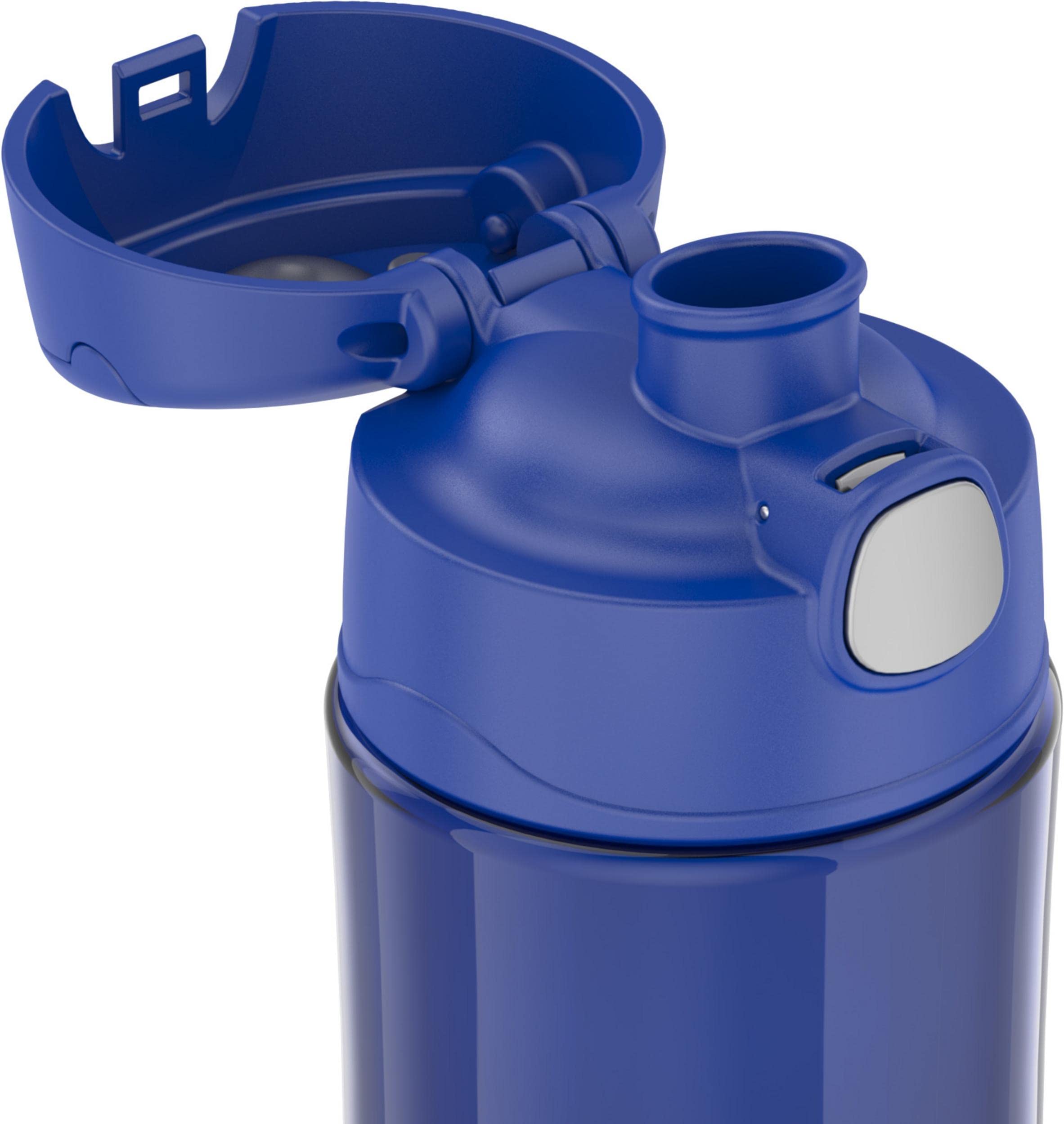 Thermos Funtainer 16 Ounce Plastic Hydration Bottle With Spout, Blueberry