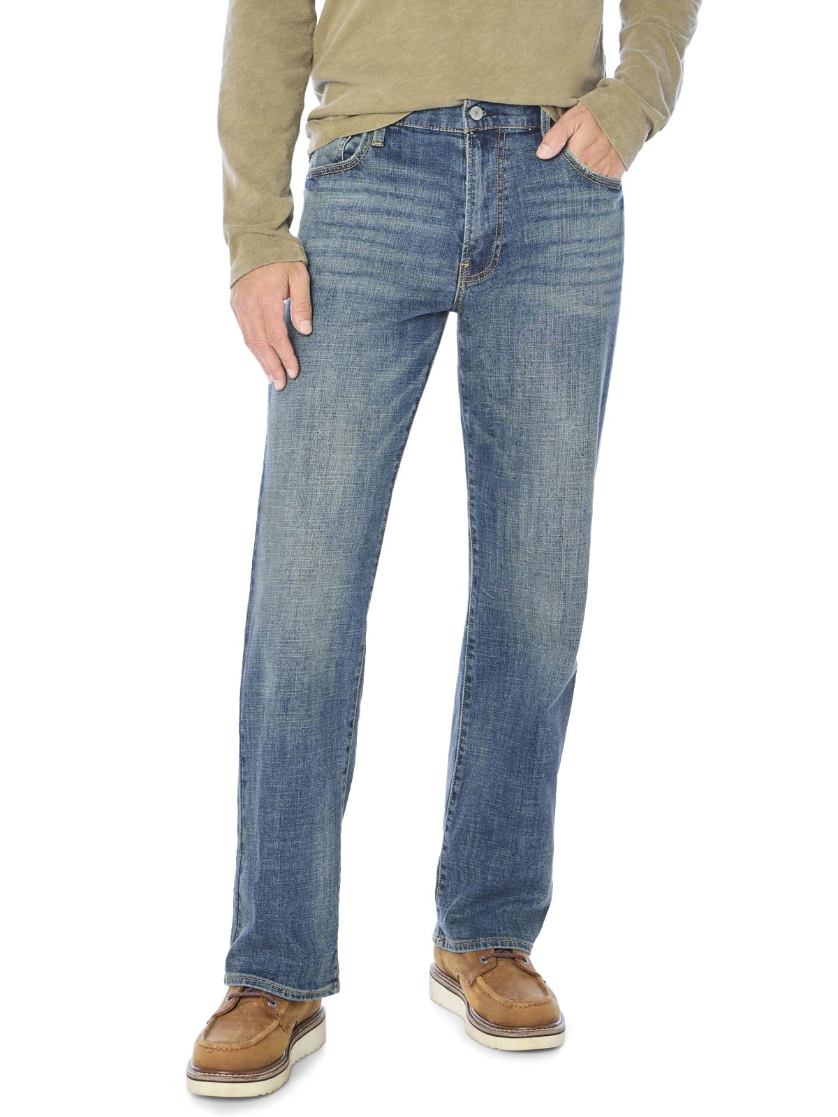 Lucky Brand Mens 181 Relaxed Straight Jean, Ol Wilder Ranch, 30W X 30L