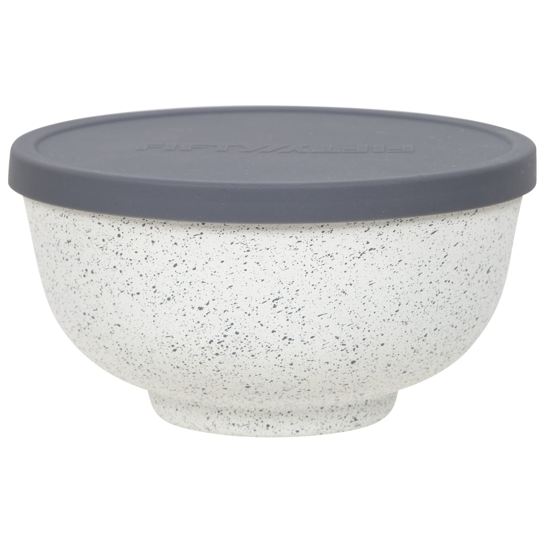 Fifty/Fifty F19000003 24Oz - White/Slate Speckled Bowl