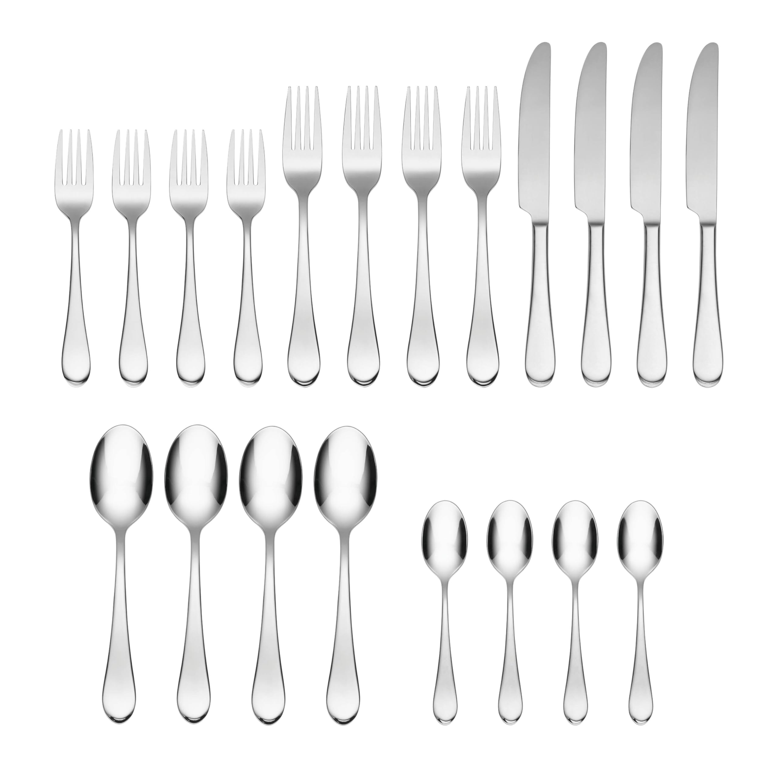 Oneida Icarus 20 Piece Flatware Set, Service For 4