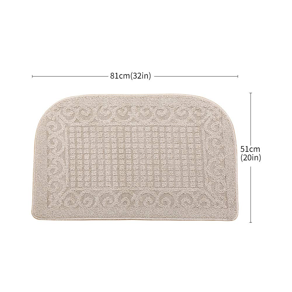 Cosy Homeer 32X20 Inch Anti Fatigue Kitchen Rug Mats Are Made Of 100% Polypropylene Half Round Rug Cushion Specialized In Anti S