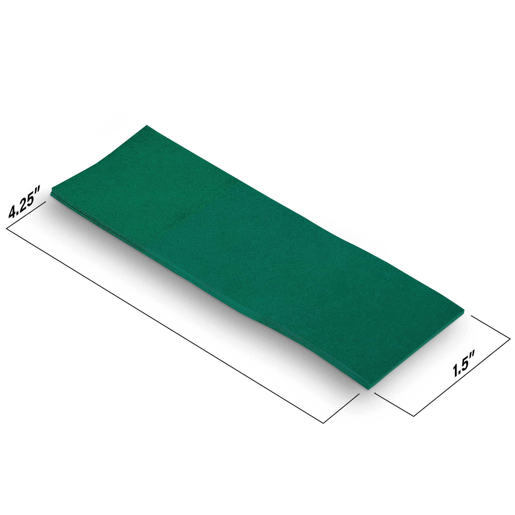 Mt Products Self-Adhering Bond Paper Napkin Band 1.5 Inches X 4.25 Inches - Pack Of 750 (Green)